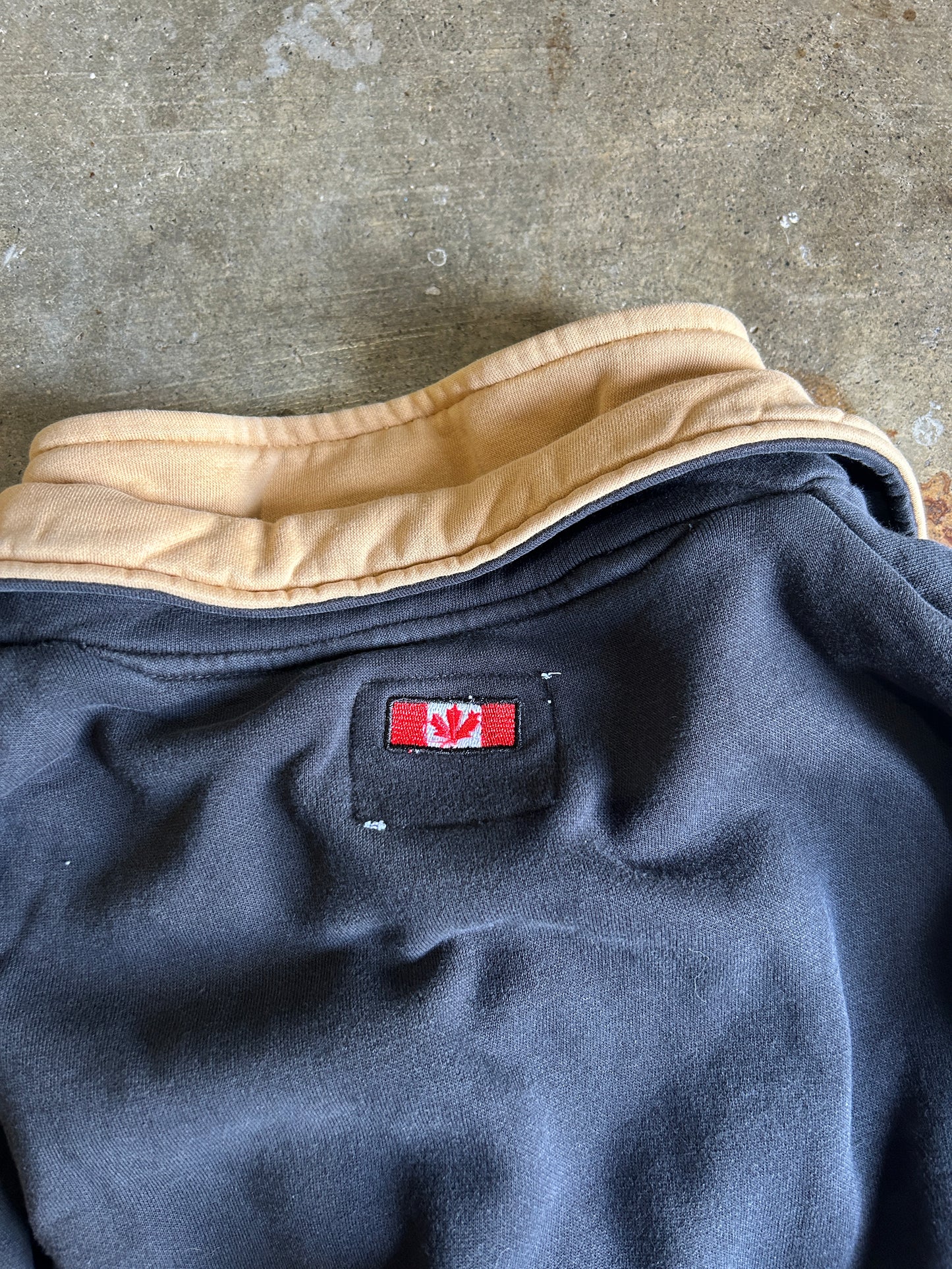 Vintage Double Collar Quarter Zip Douglas Lake Ranch Sweater (L)