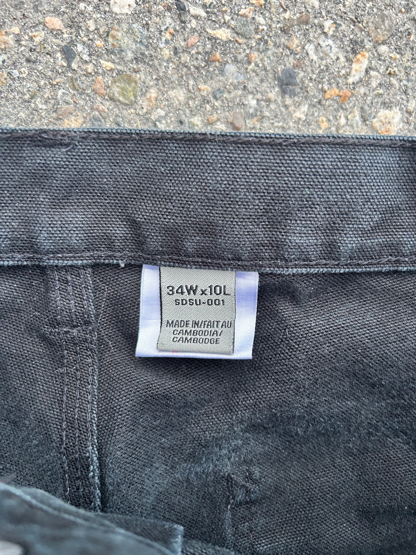 Black Dakota Work Shorts (34W)