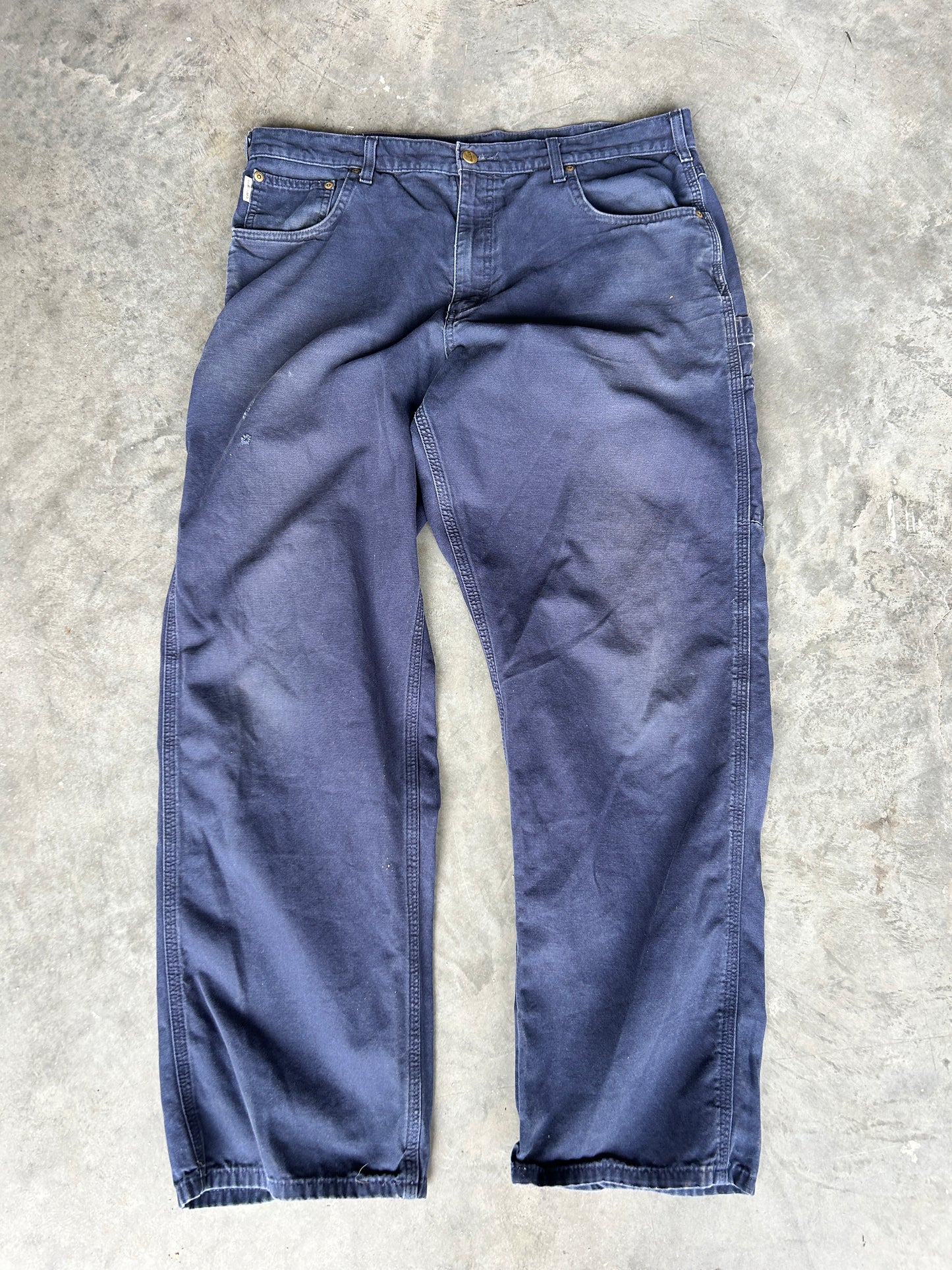 Vintage Carhartt Navy Loose Fit Pants (38x32)