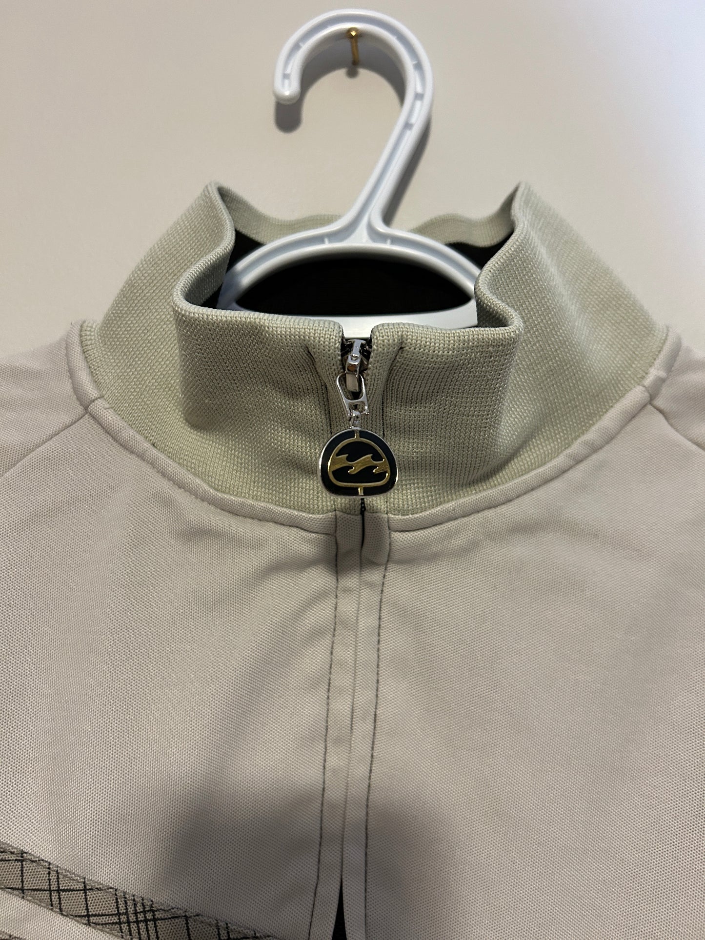 Y2K Brown Billabong Zip Sweater (L)