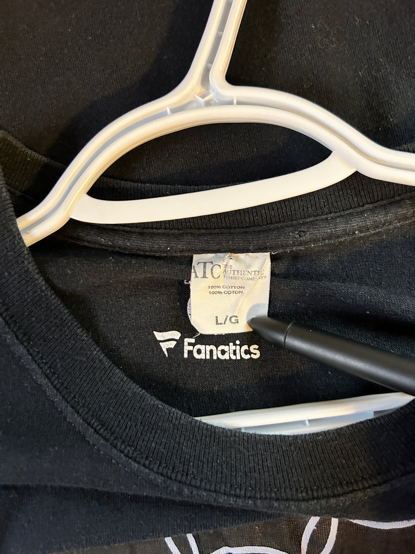 Faded Canucks Skate Logo Tee (L)