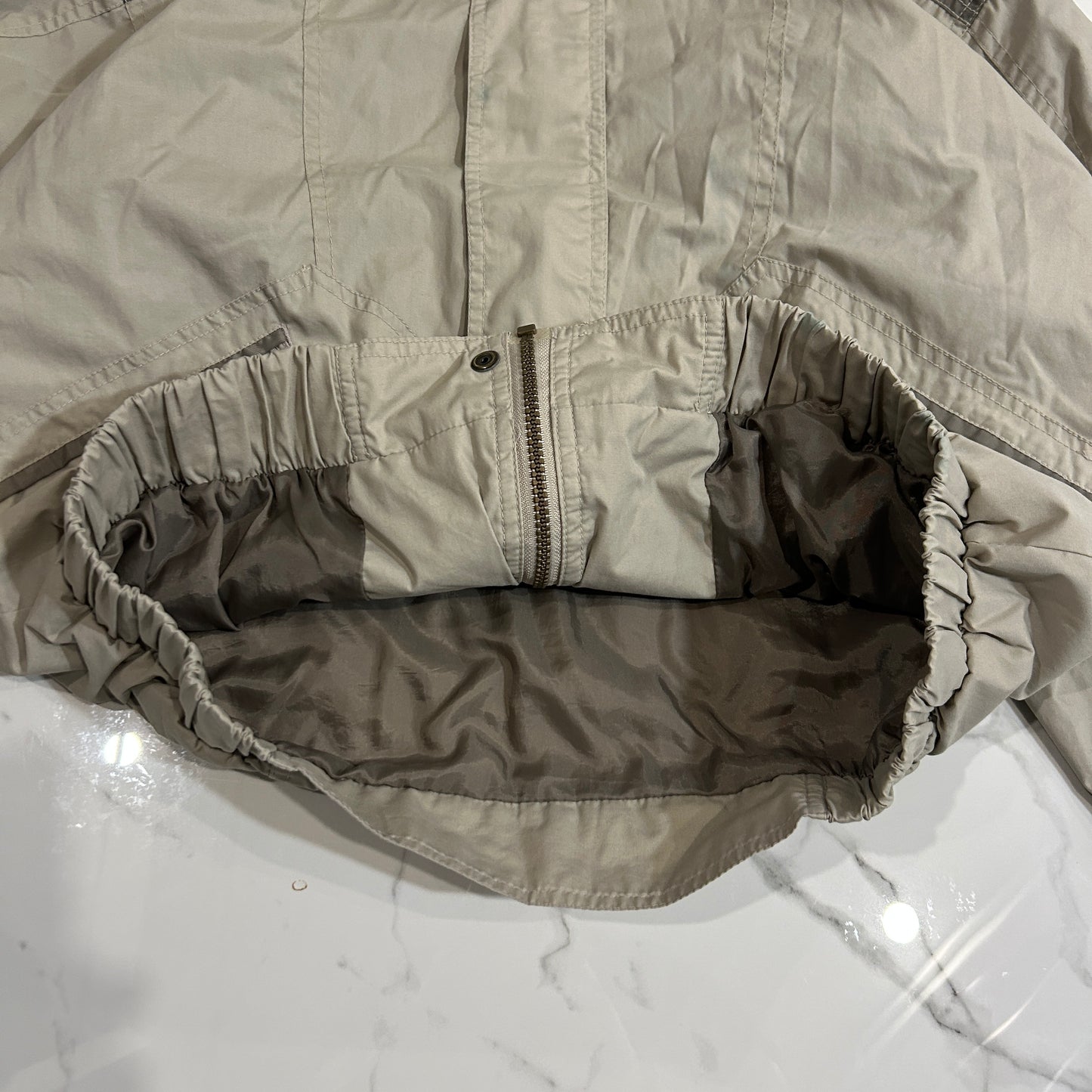 Beige R&R Sport Bomber Jacket (M)