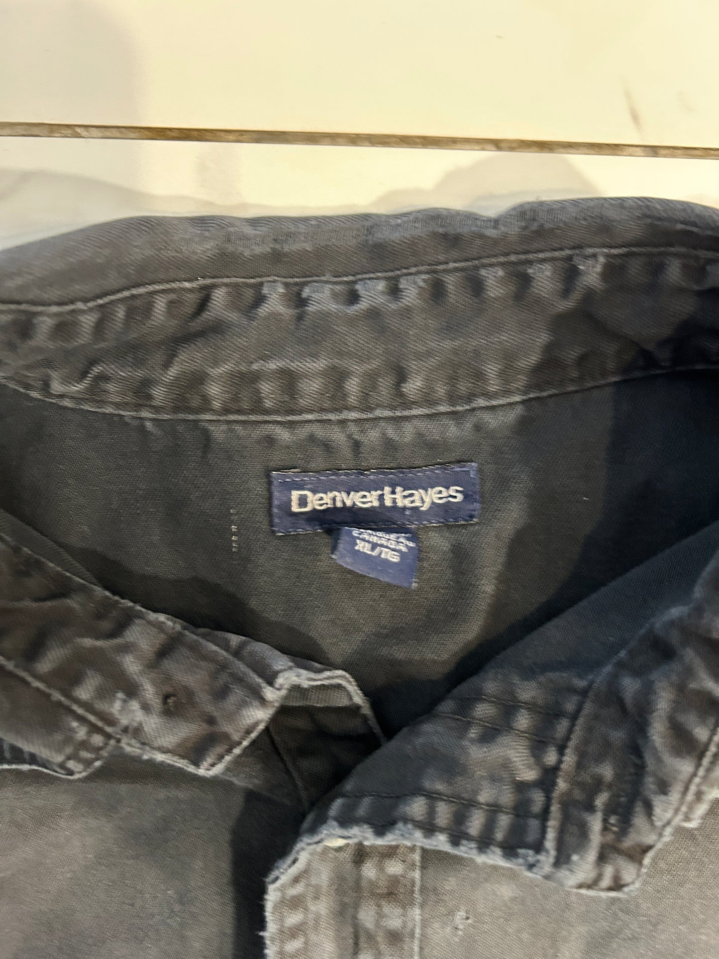 Black Denver Hayes Work Style Shirt (XL)
