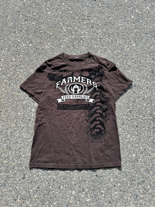 Vintage 2005 Brown Chevy Farmers Tee (L)