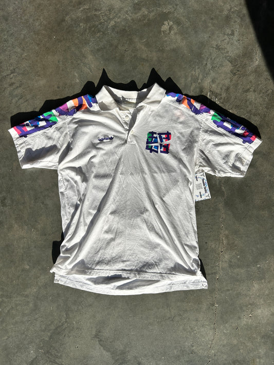 Vintage Adidas Shirt Polo Tennis Edberg Lendl (M)