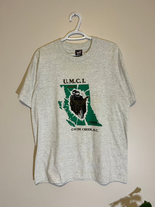 Vintage Single Stitch Cache Creek Motorcycle Tee (L)