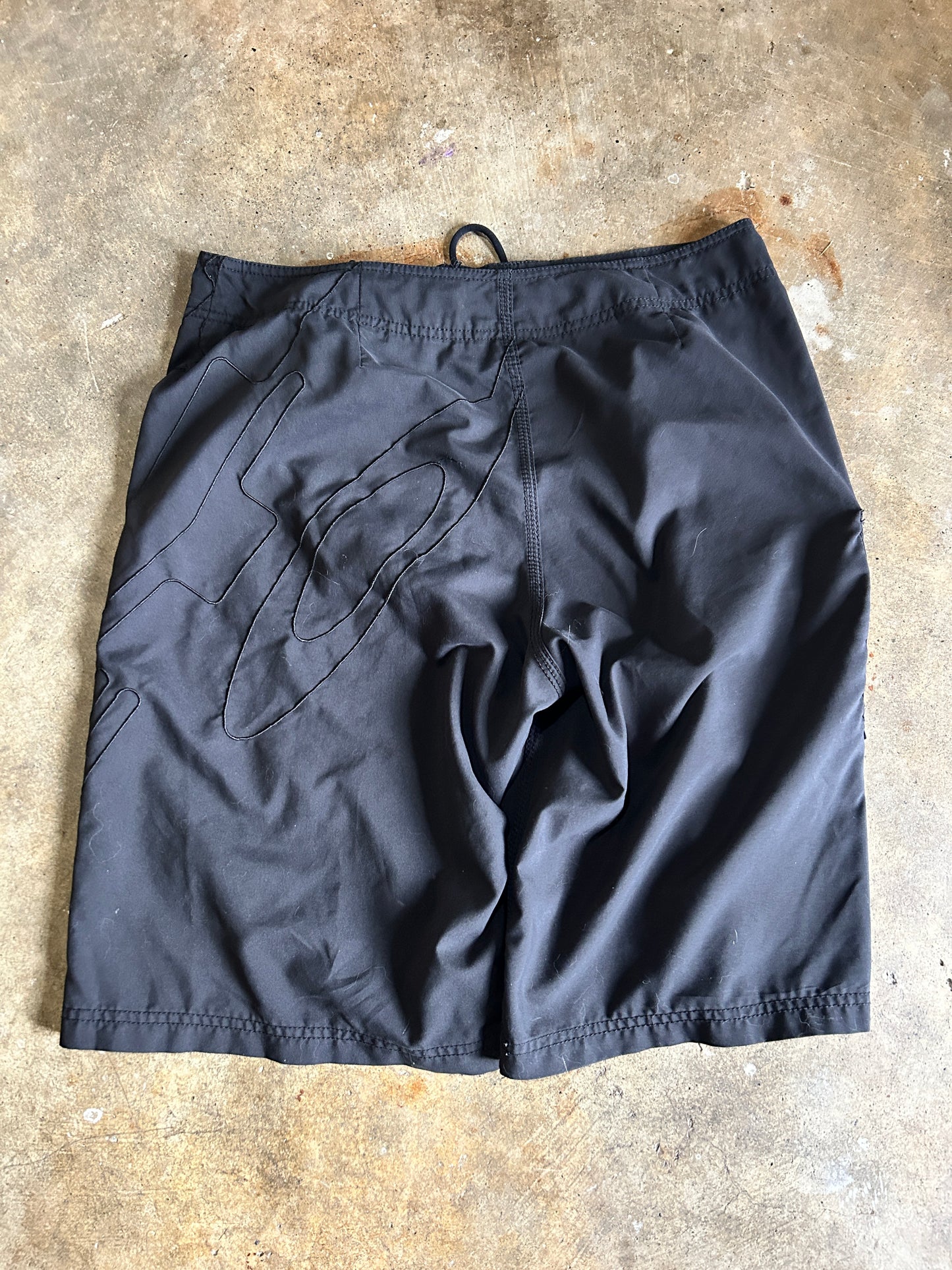 Y2K Black Oakley Board Shorts (34W)