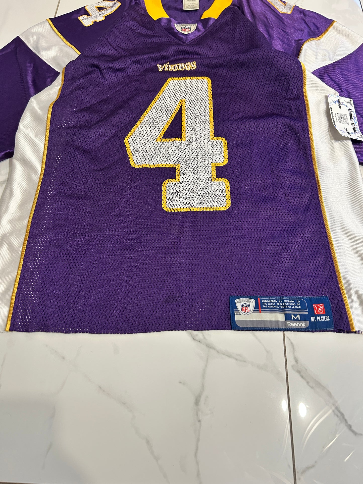 Reebok Cropped Vikings Favre Jersey (M)