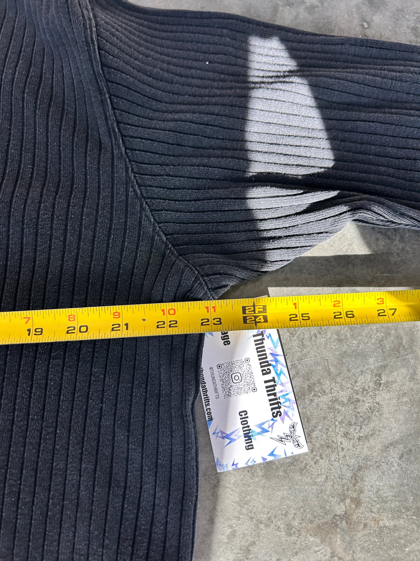 Black Rough Dress Thermal Shirt (XL)