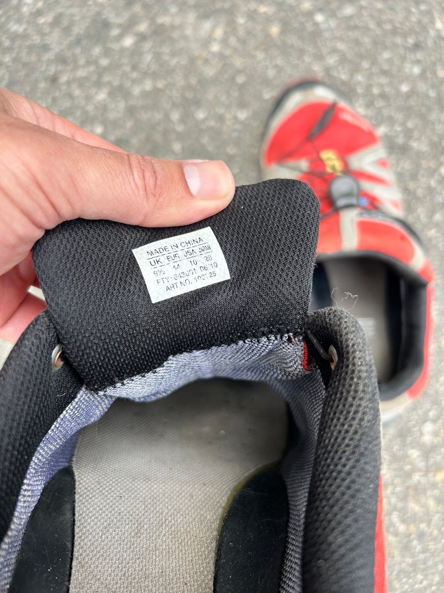 Red Salomon SpeedCross 2’s (10M)