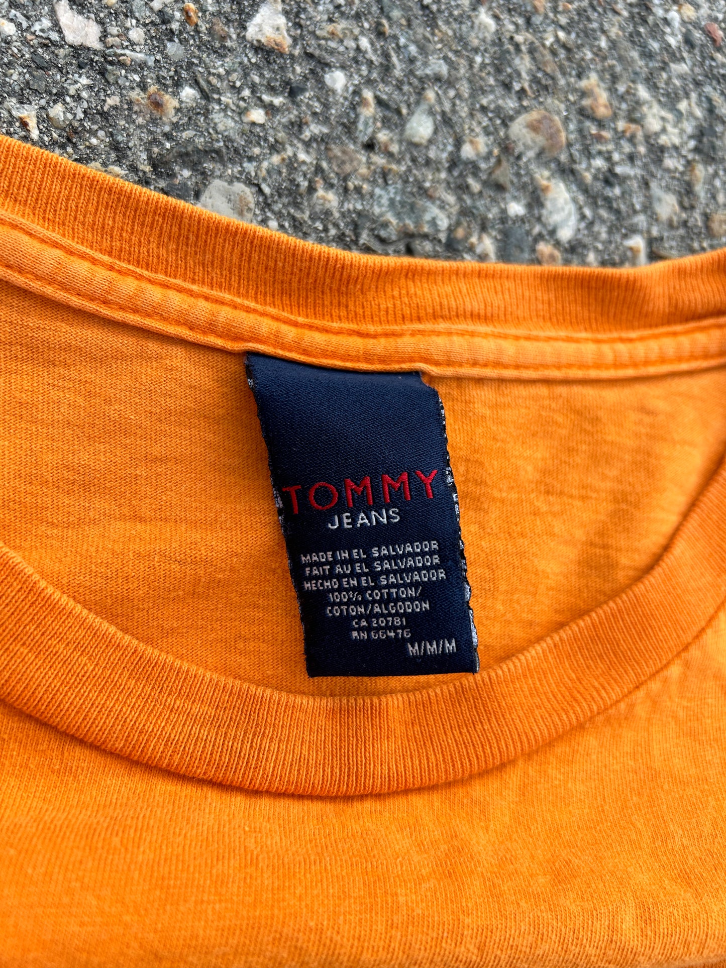 Vintage Orange Tommy Jeans Tee (M)