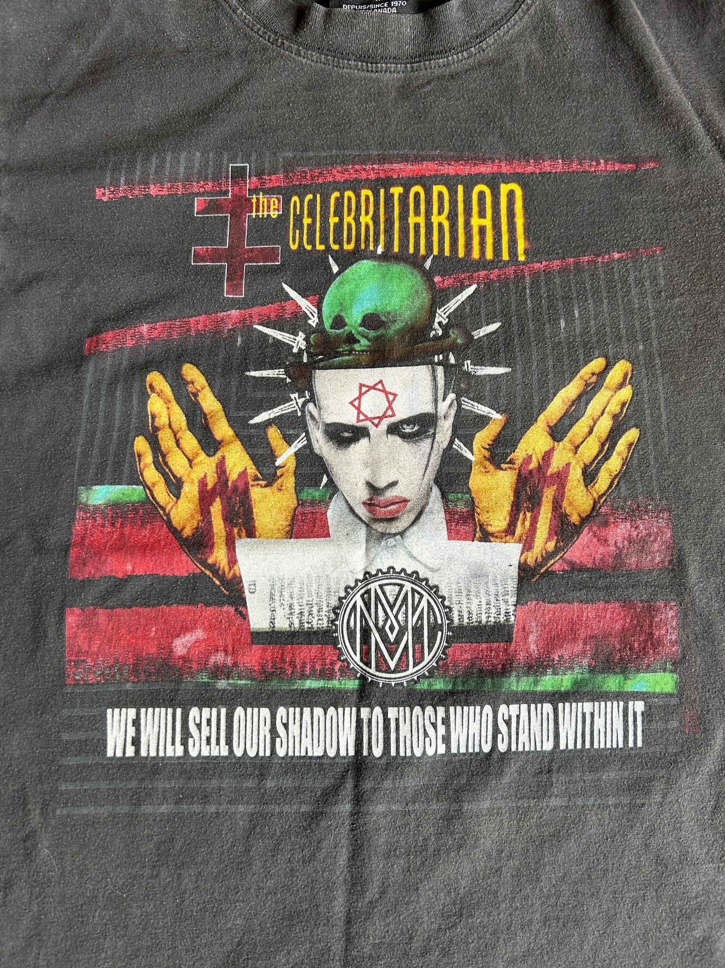 Vintage 90’s Marilyn Manson The Celebritatarian Tee (M)