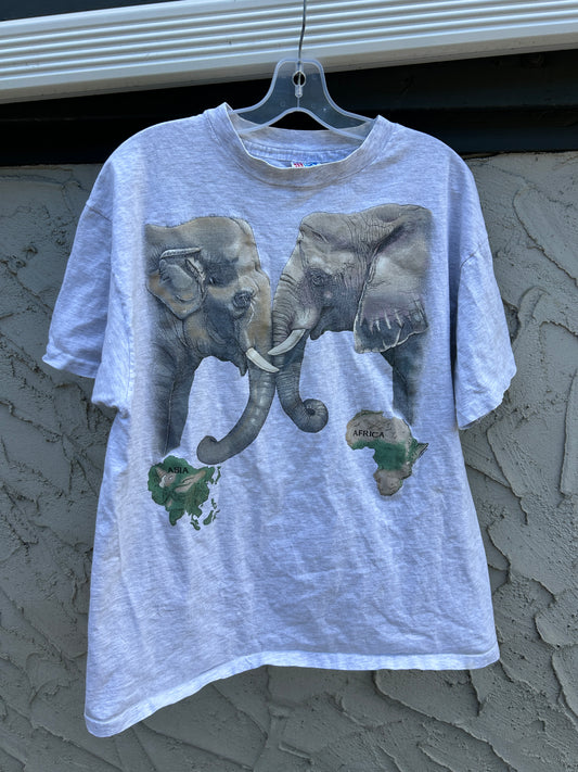 Vintage 1992 Double Sided Elephant Tee (XL)