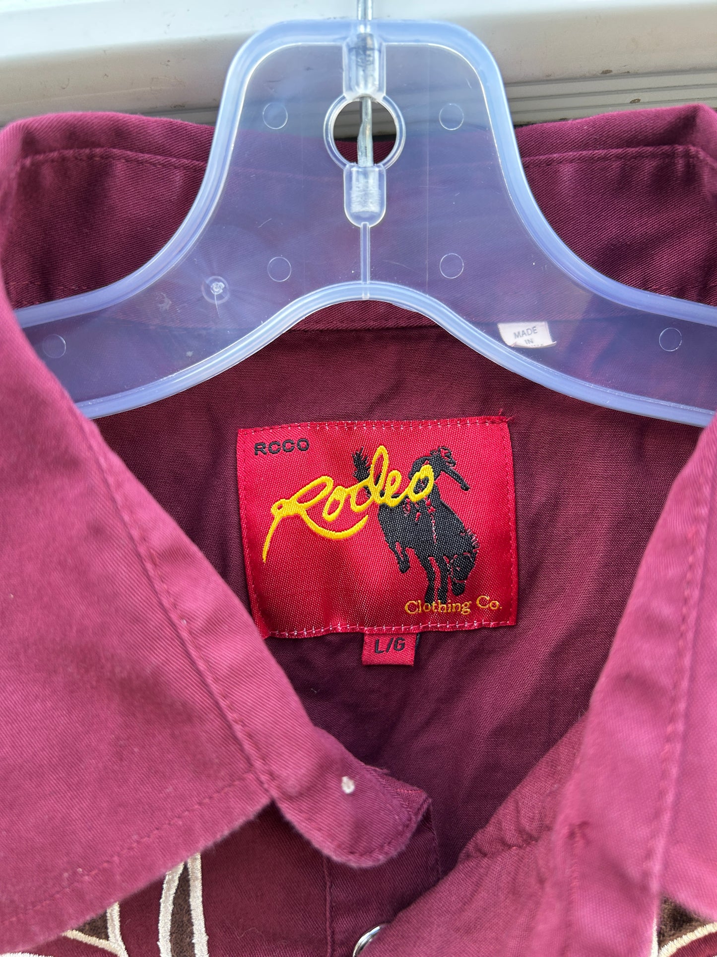 Vintage Tribal Y2K Style Western Shirt (L)