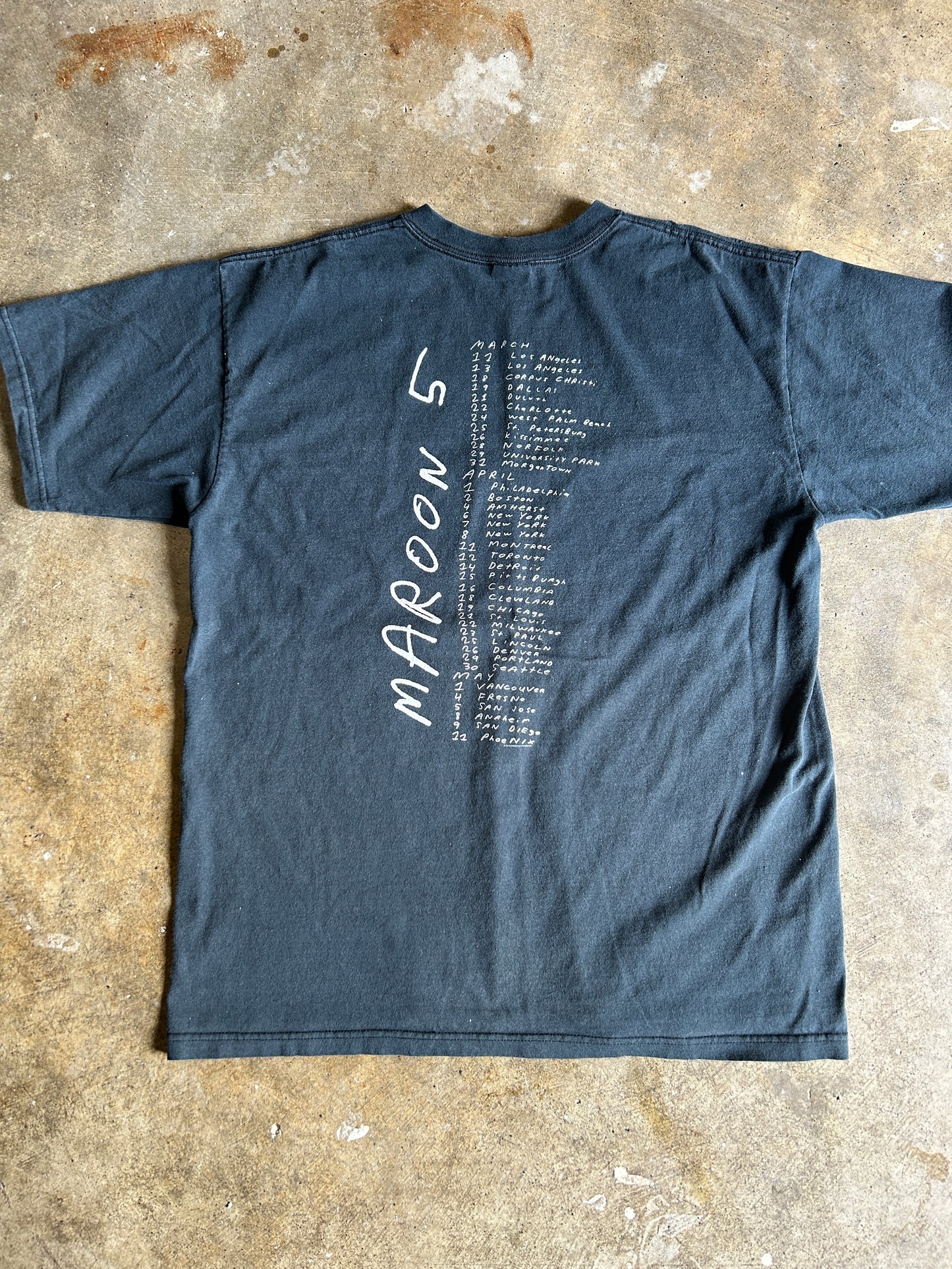 2005 Maroon 5 Tour Tee (L)