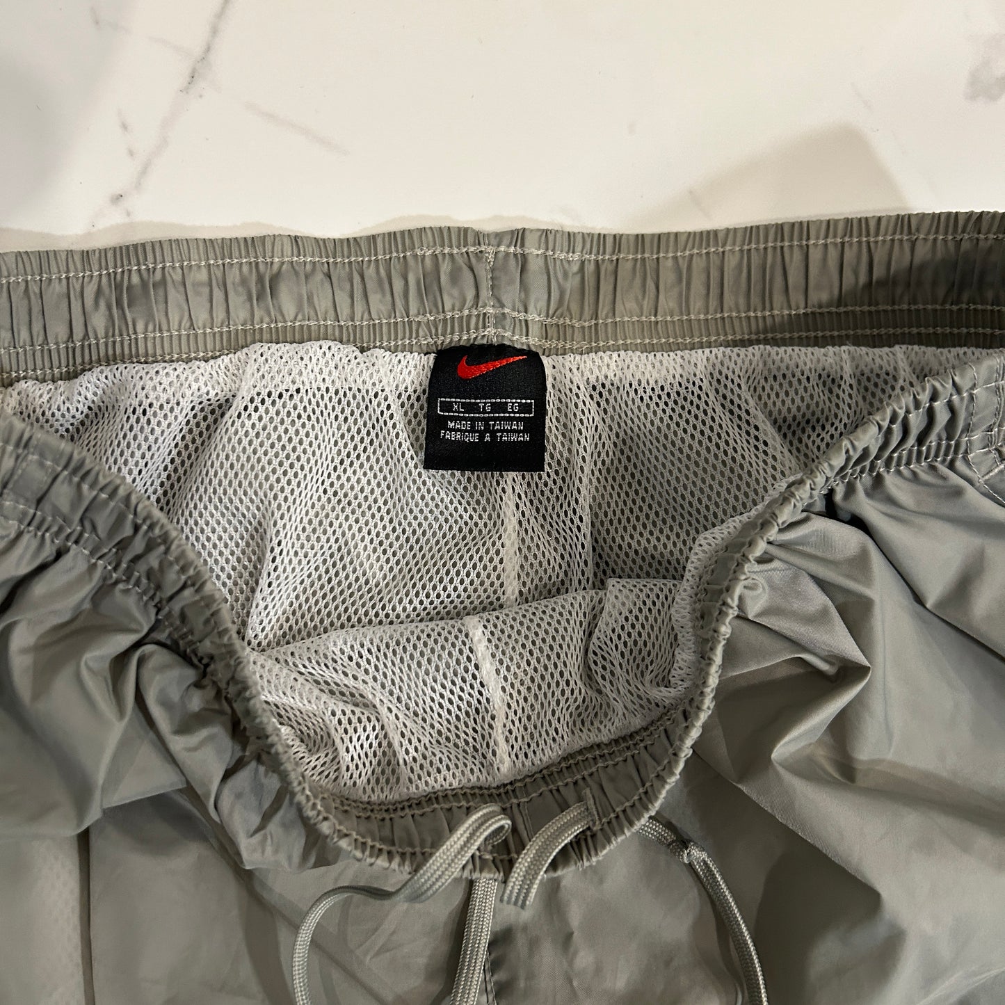 Vintage Nike Beige Lined Track Pants (XL)
