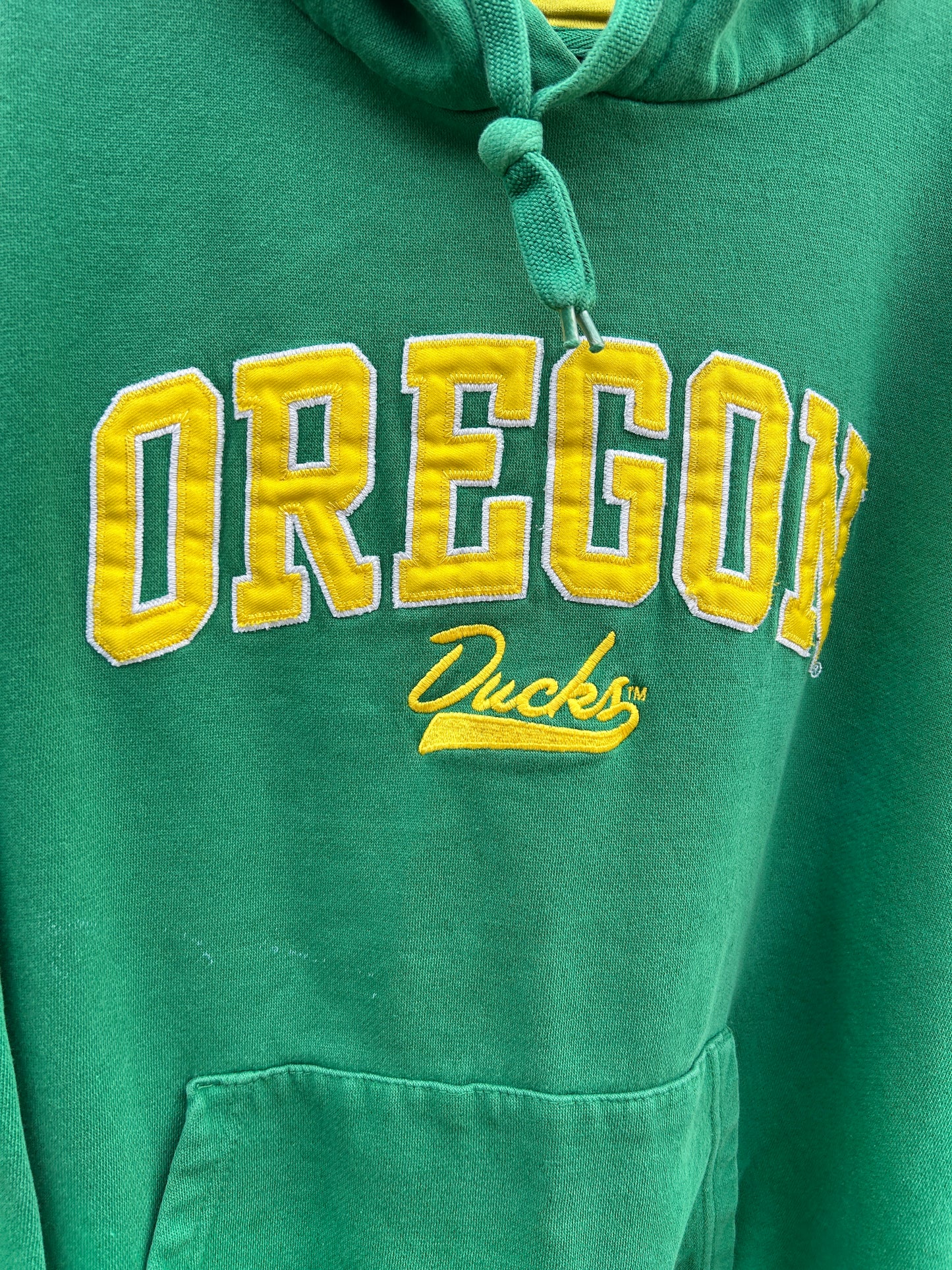 Vintage Green Oregon Ducks Hoodie (L)