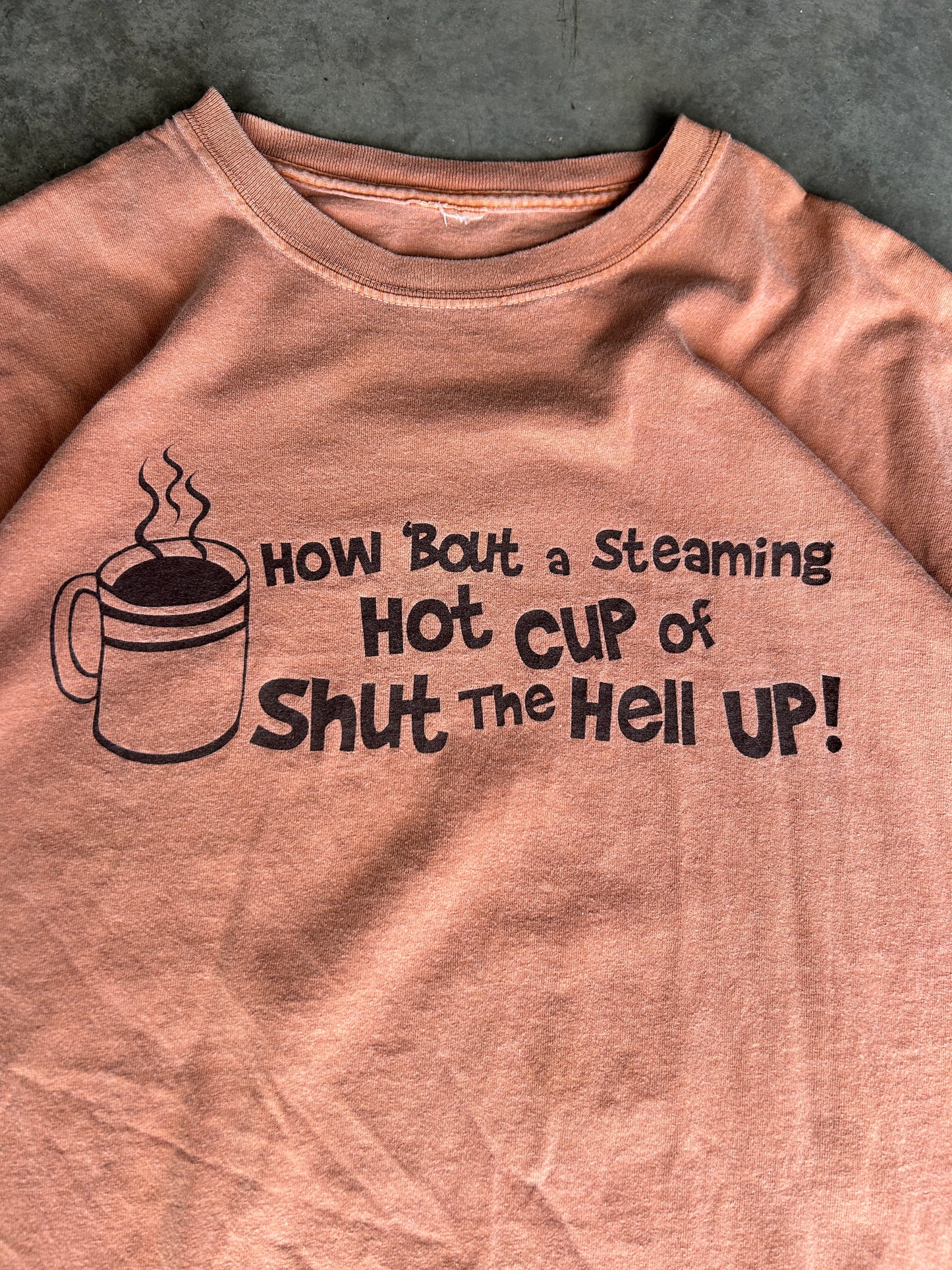 Vintage Coffee Humour Tee (XL)