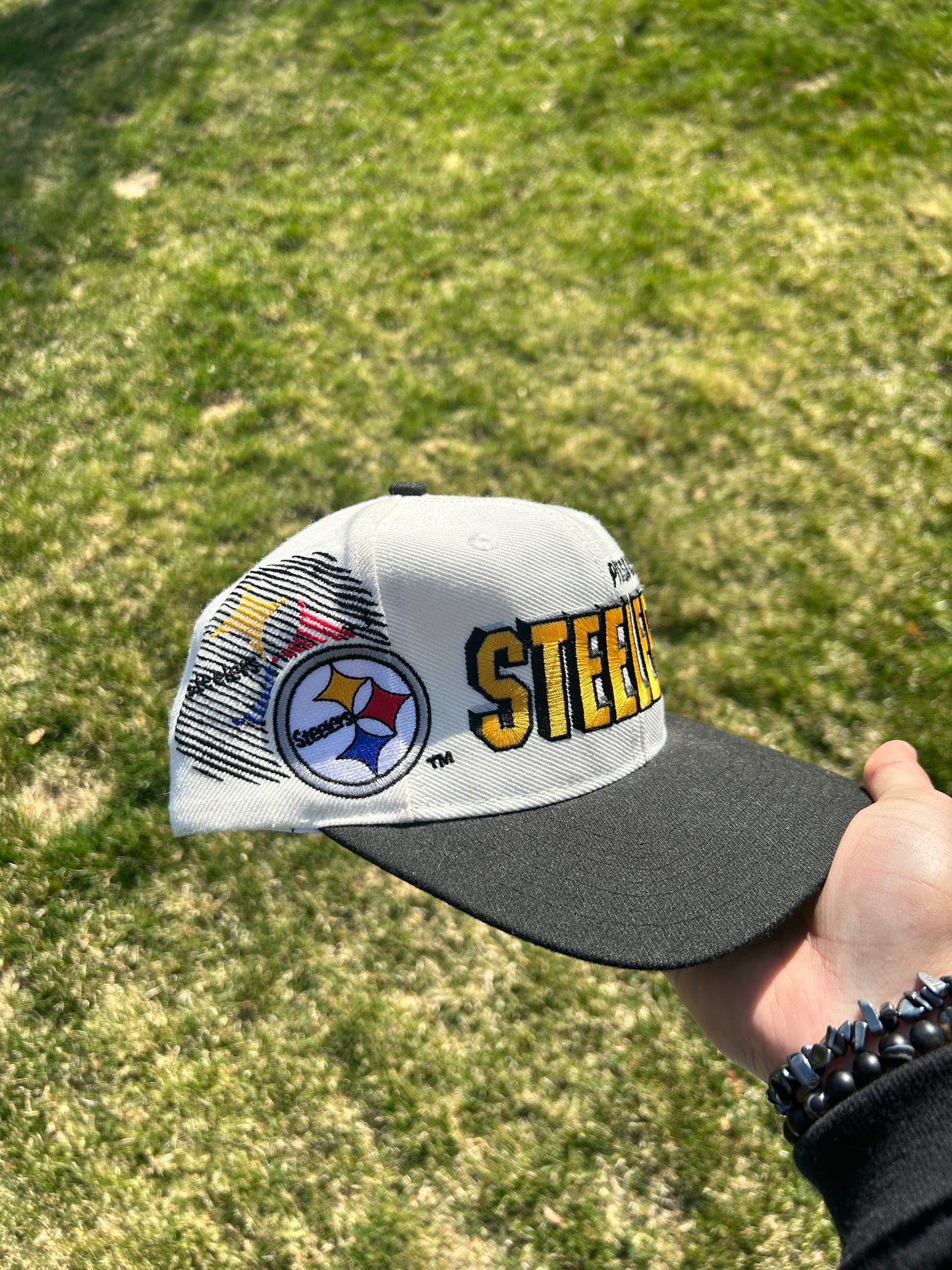 Vintage 90s Sports Specialties Steelers SnapBack