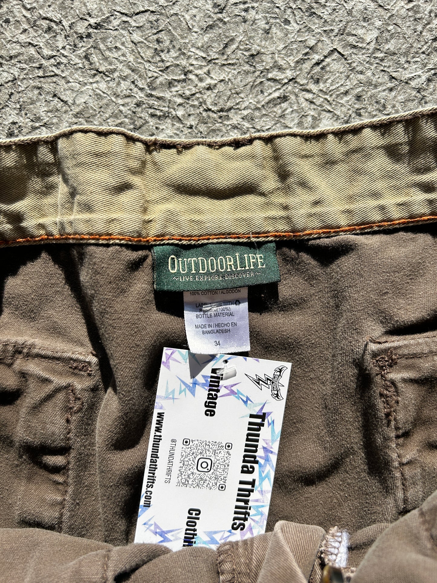Outdoor Life Cargo Shorts (34W)