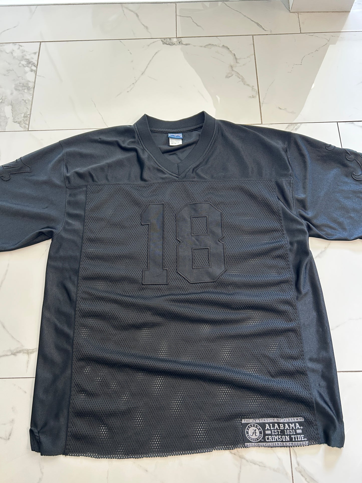 University of Alabama Crimson Tide Blackout Practice Jersey (L)