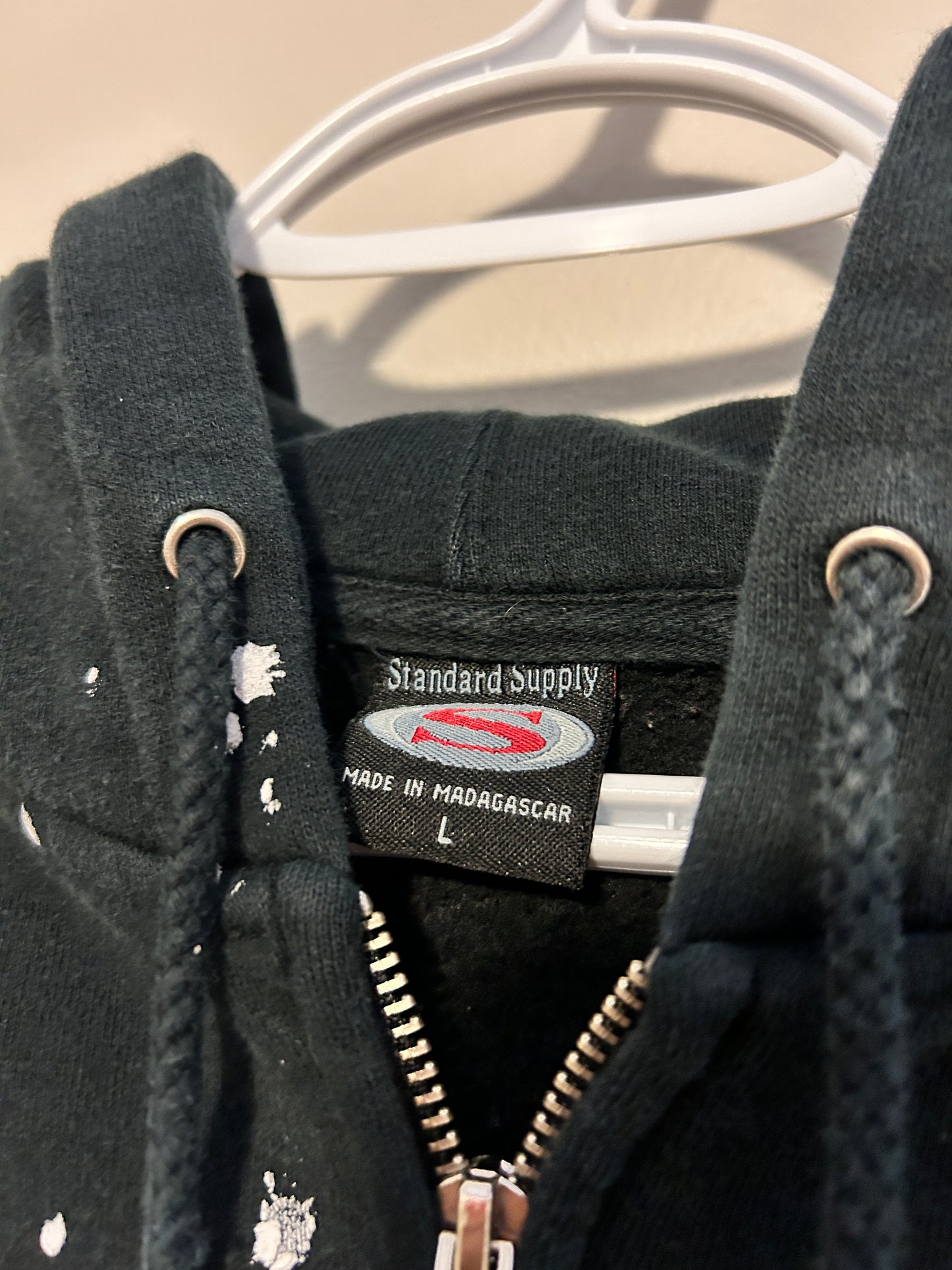 Y2K Standard Supply Zip Hoodie (L)