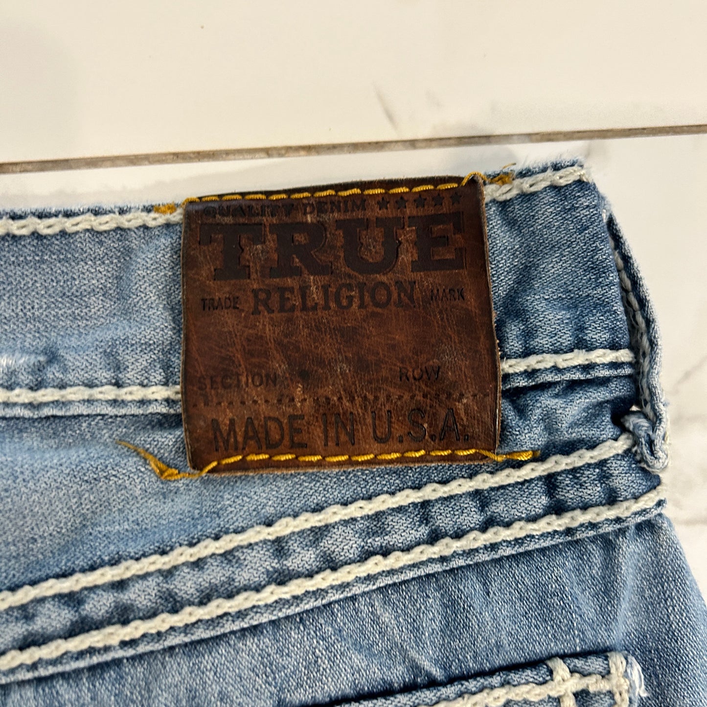 Vintage Chunky Stitch True Religion Jeans (32x30)