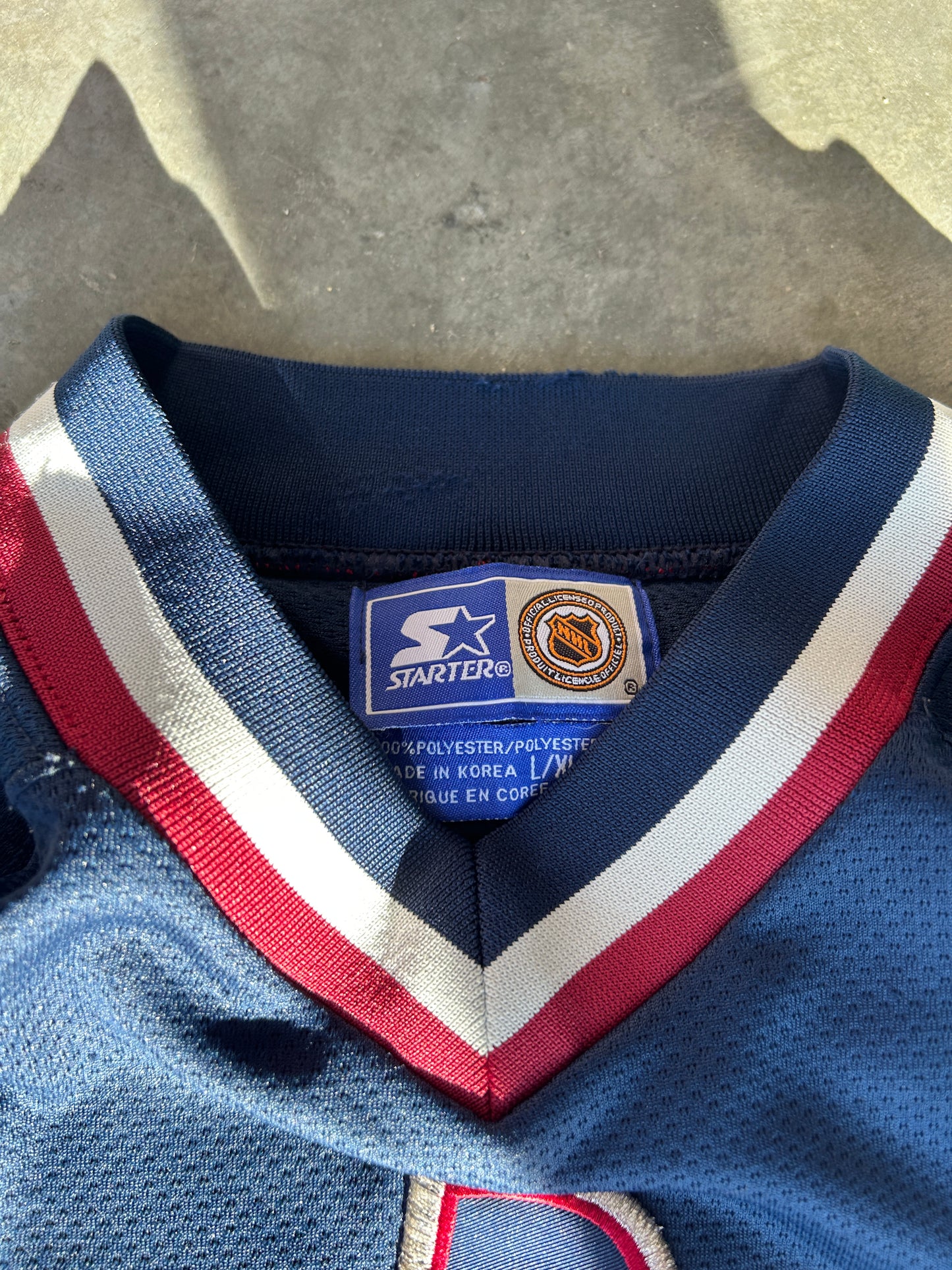 Vintage Starter Vancouver Canucks Blank Jersey (M)