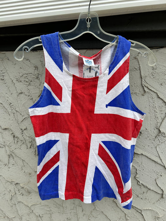 Vintage 90’s Union Jack UK Flag Tank Top (S)