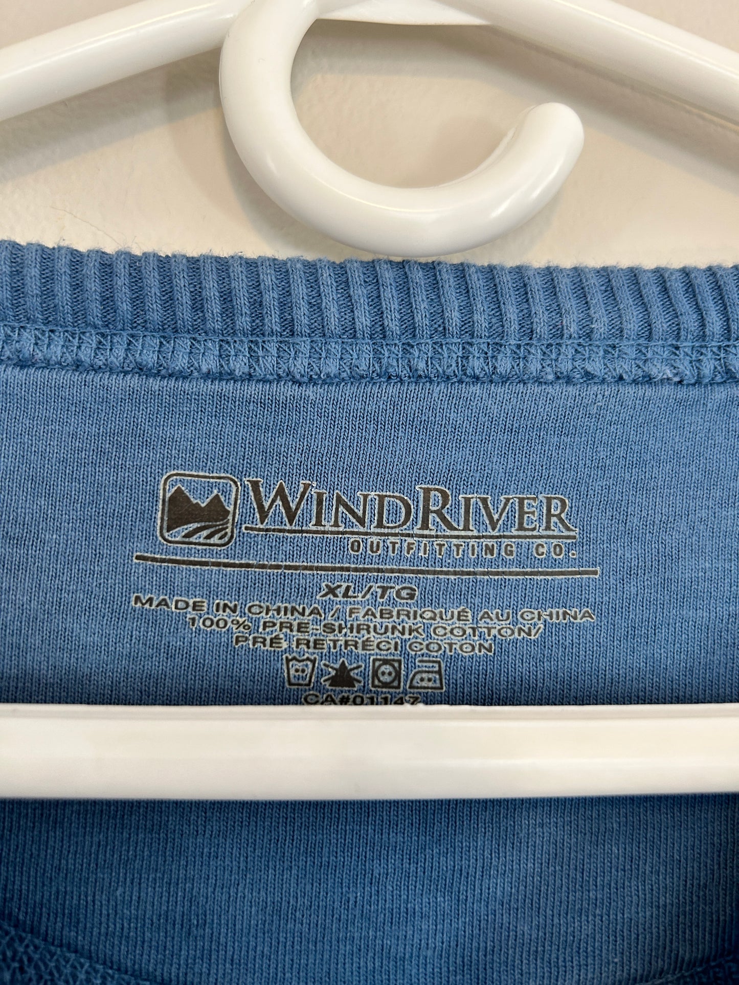 Blue Wind River Blank Crewneck (XL)
