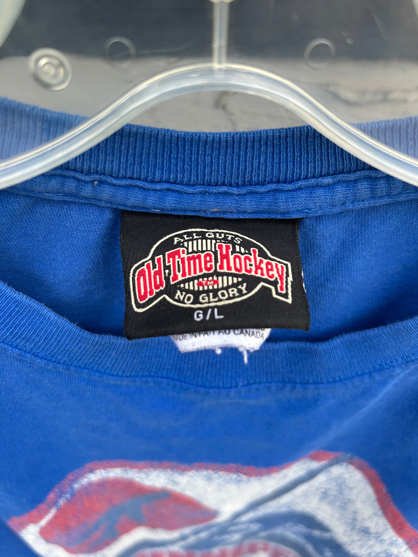 Blue Faded Winnipeg Jets Tee (L)