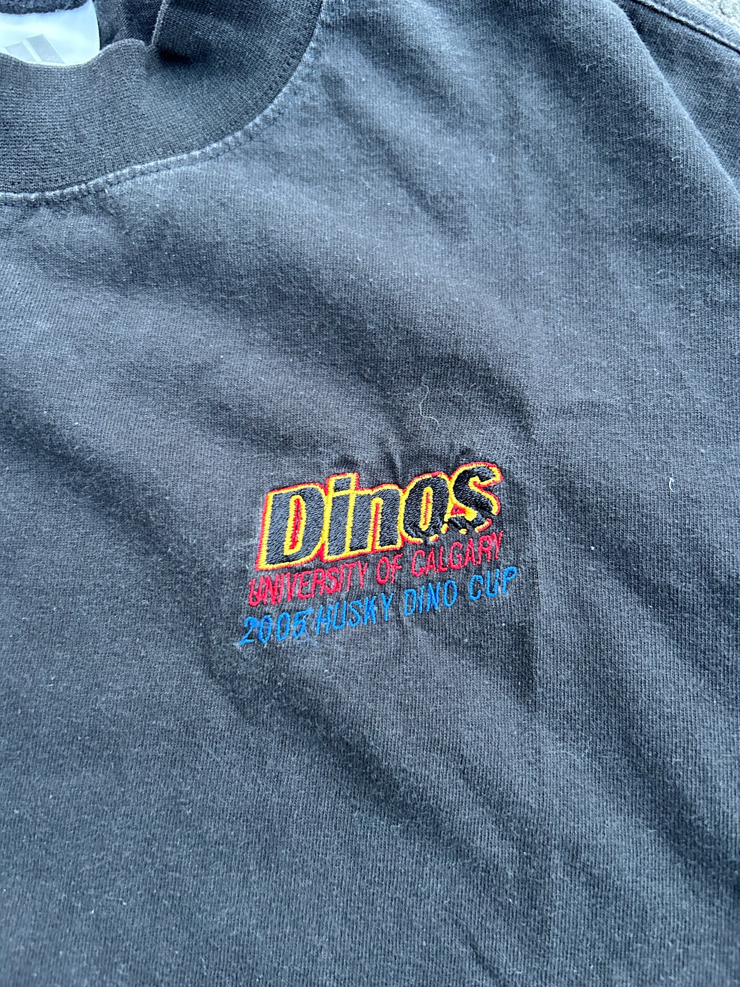 2005 Adidas University of Calgary Mock Neck LS Shirt (L)