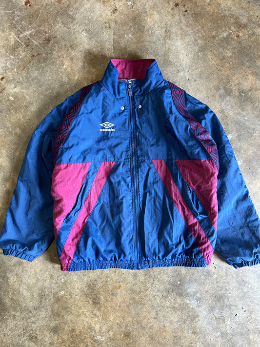 Vintage 90’s Umbro Pattern Striped Insulated Jacket (L)