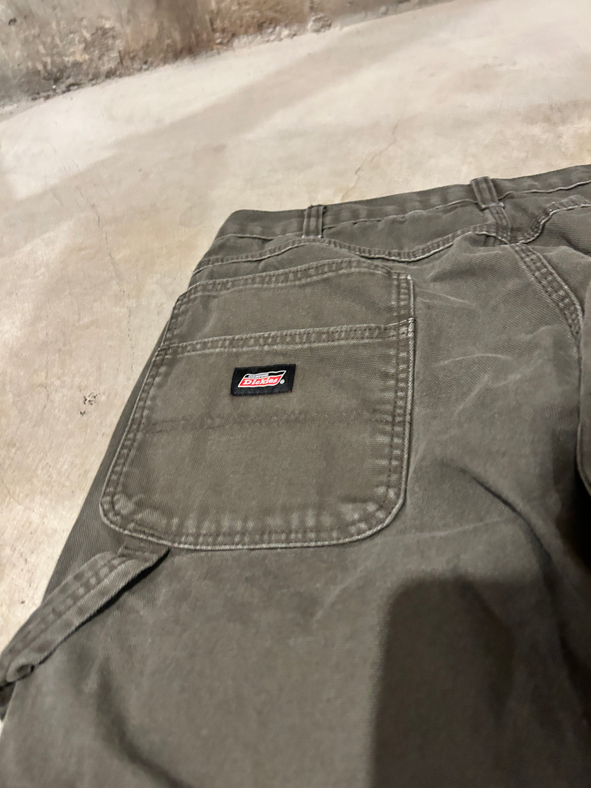 Olive Green Dickies Cargo Carpenter Pants (36x30)