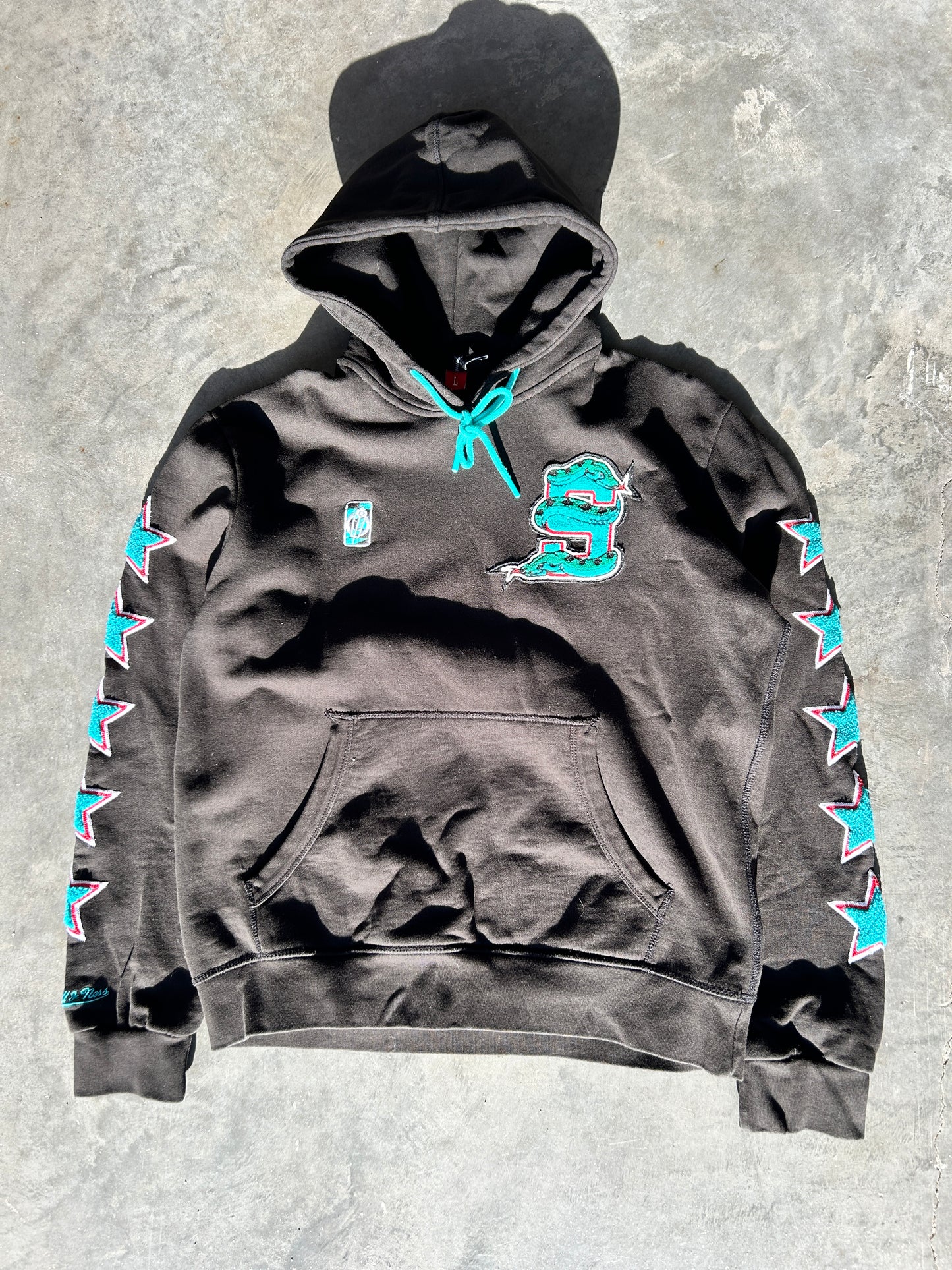 Section 35 Chenille Stars Snake Hoodie (L)