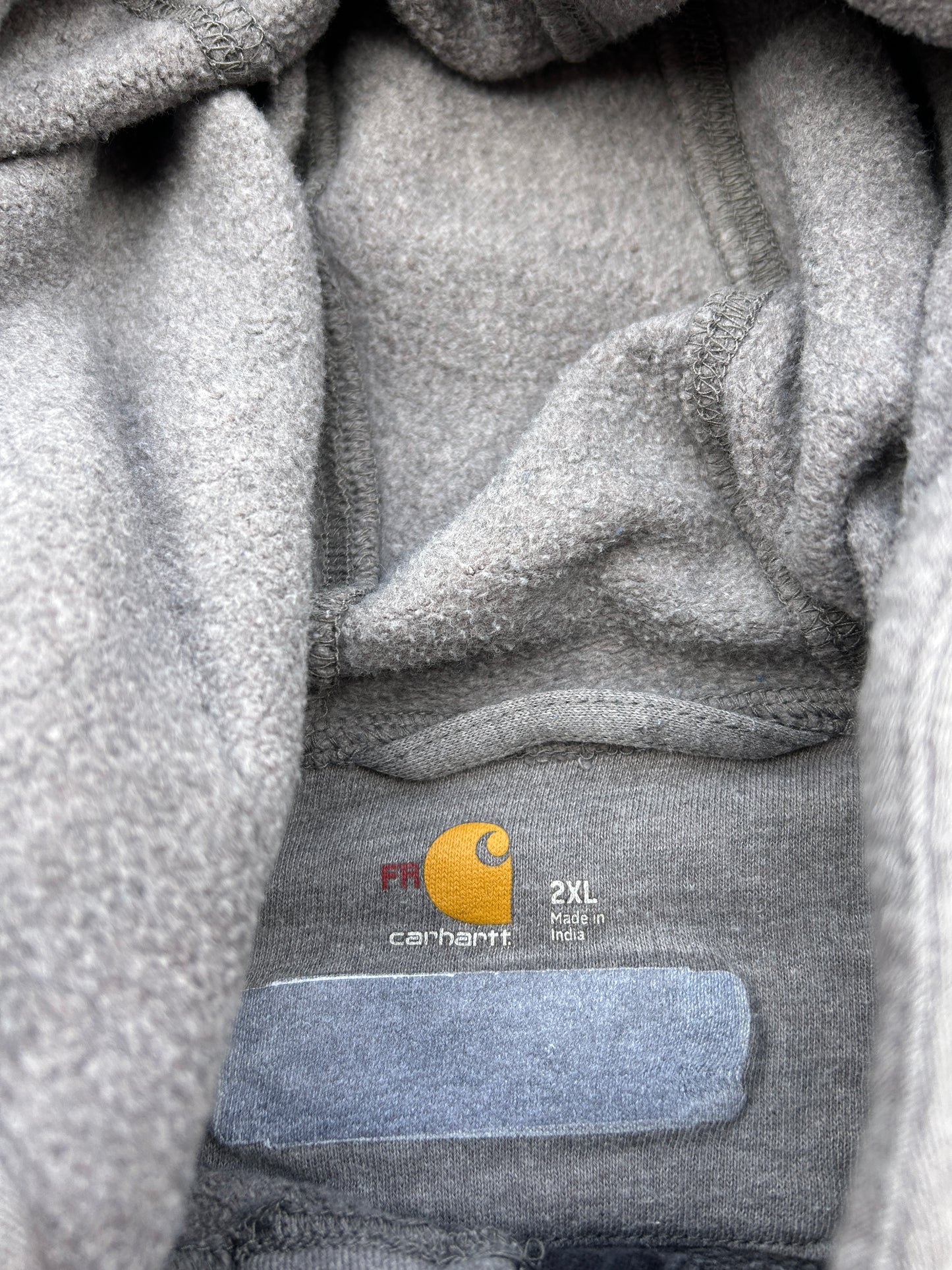 Light Brown FR Carhartt Zip Hoodie (2XL)