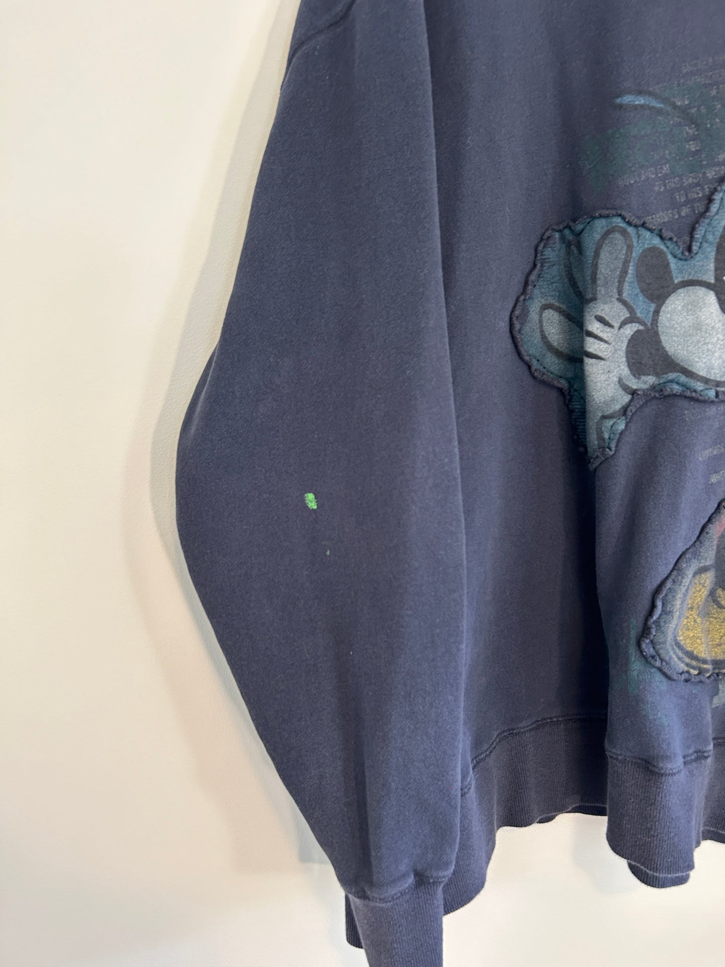 Vintage Mickey Mouse Cut and Sew Style Crewneck (2XL)