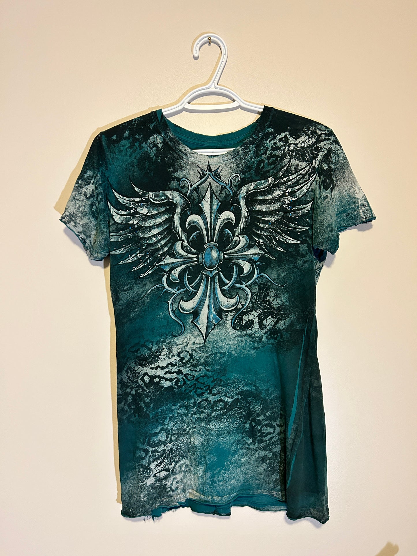 Y2K Women’s Sinful Bejewelled Tee (L)
