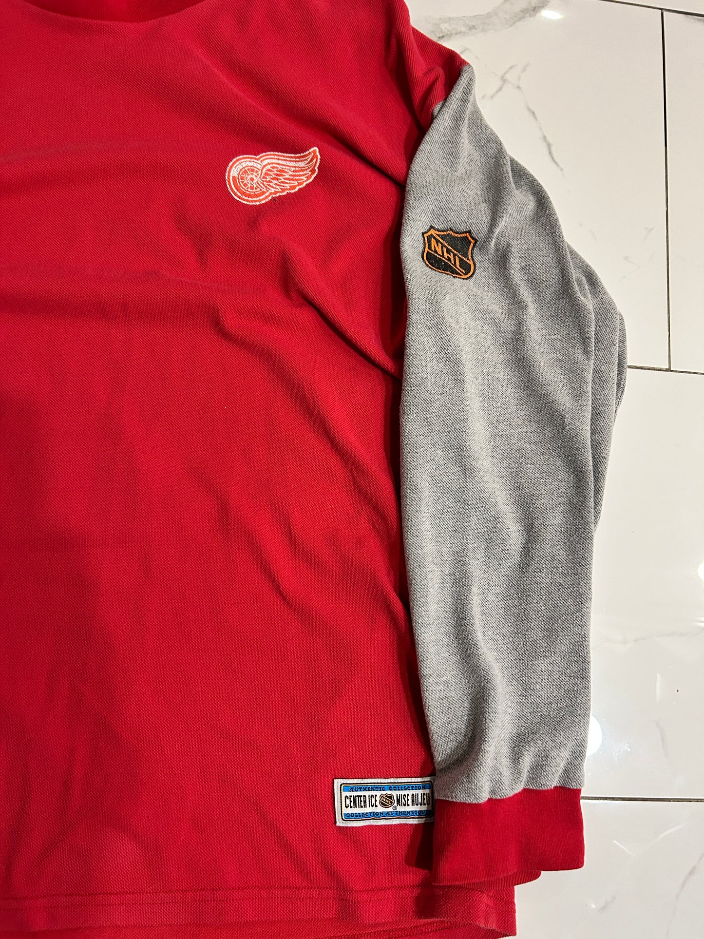 Vintage Detroit Redwings Thermal LS (L)