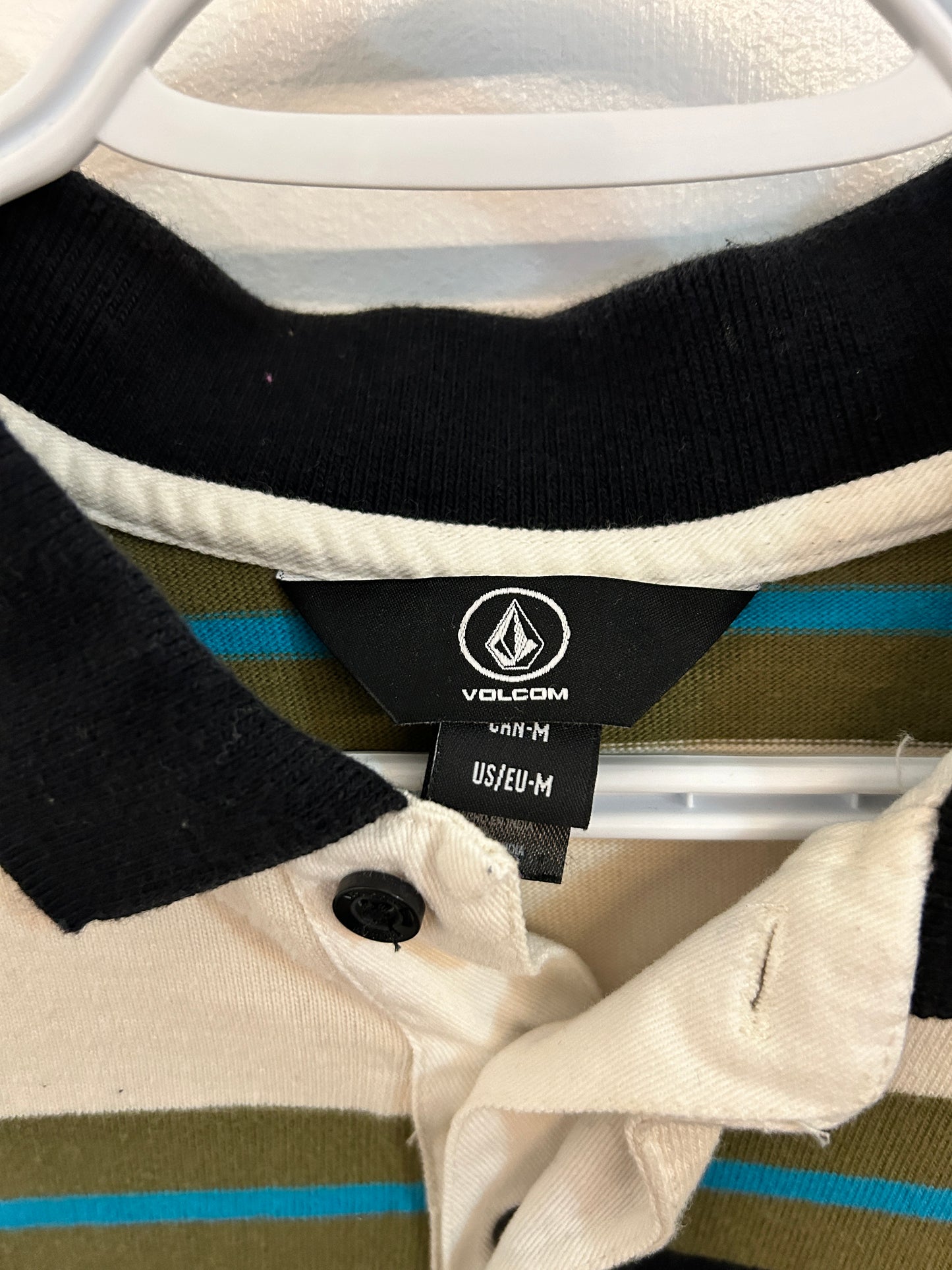 Volcom Striped Polo Shirt (M)
