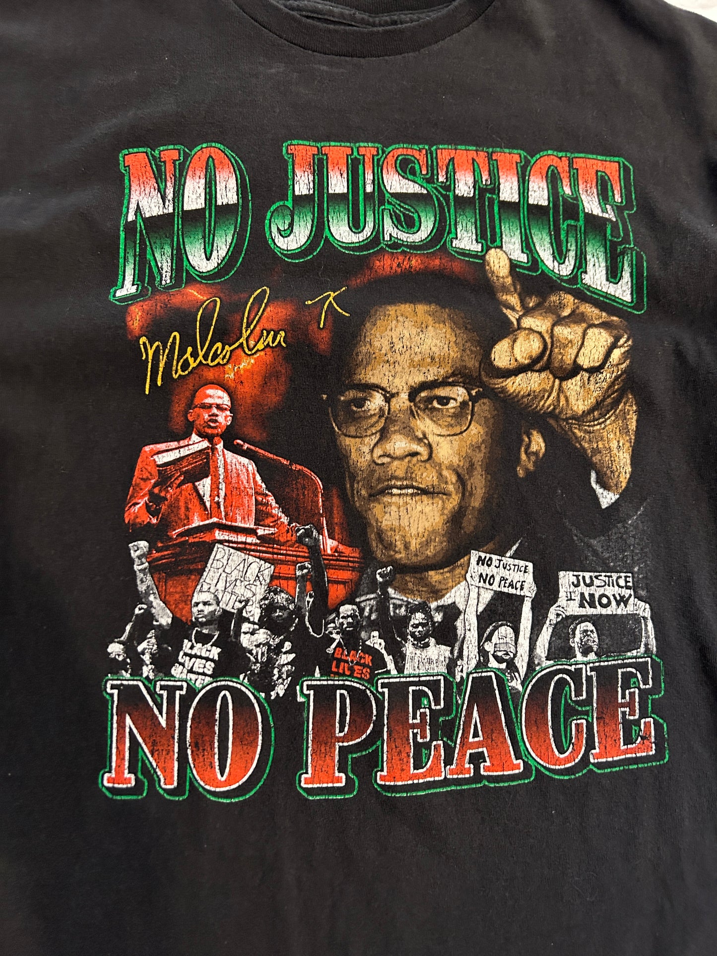 Malcom X Graphic Tee (L)