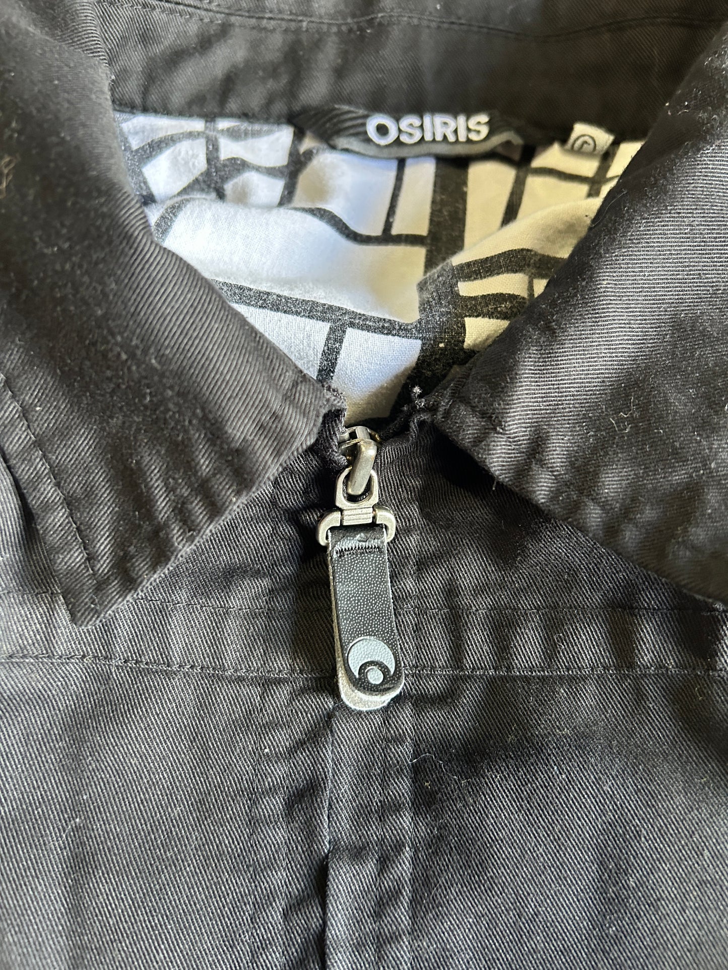 Y2K Osiris Bomber Style Zip Jacket (L)