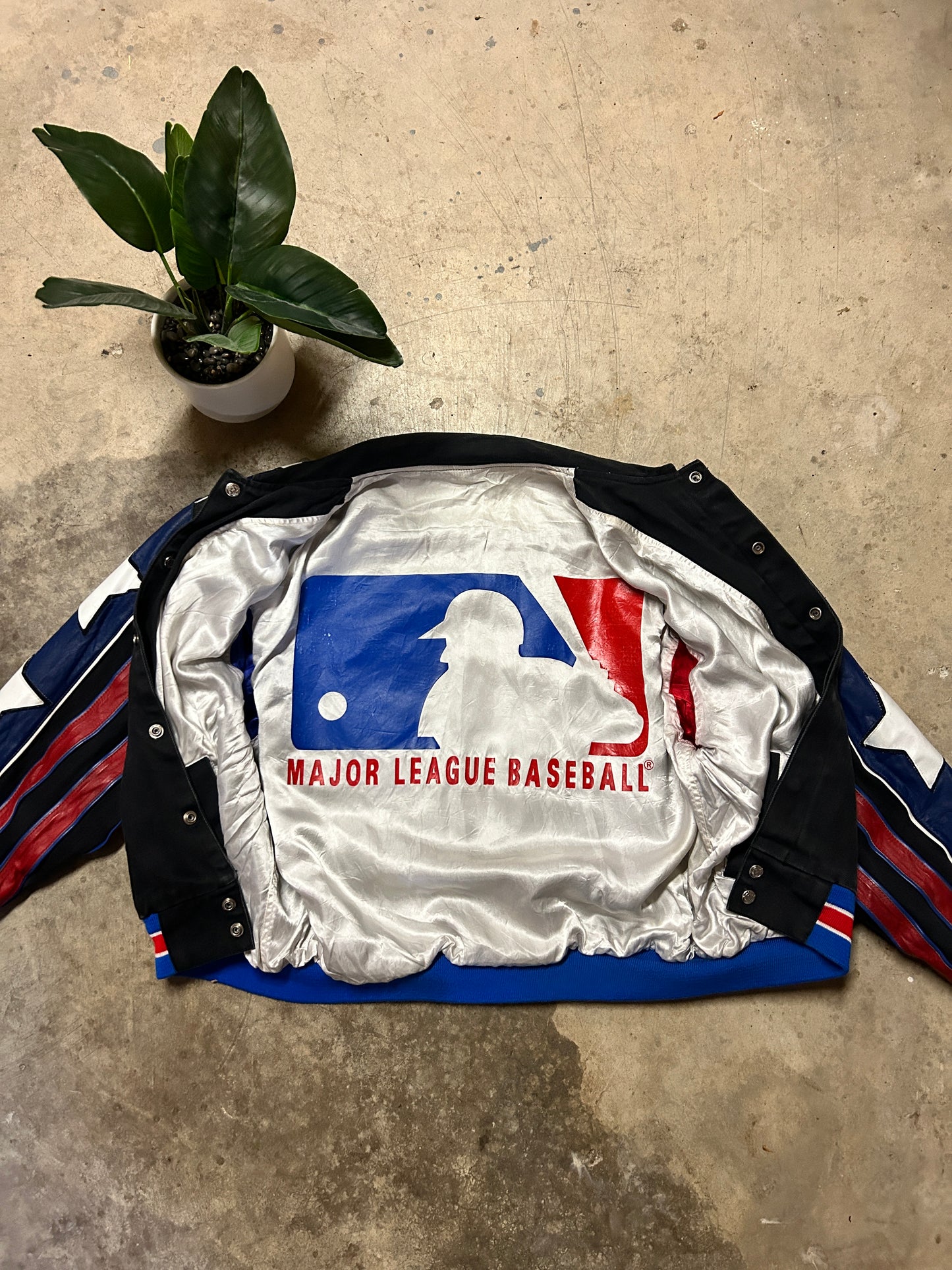 Vintage Jeff Hamilton MLB LA Dodgers Star Jacket (L)