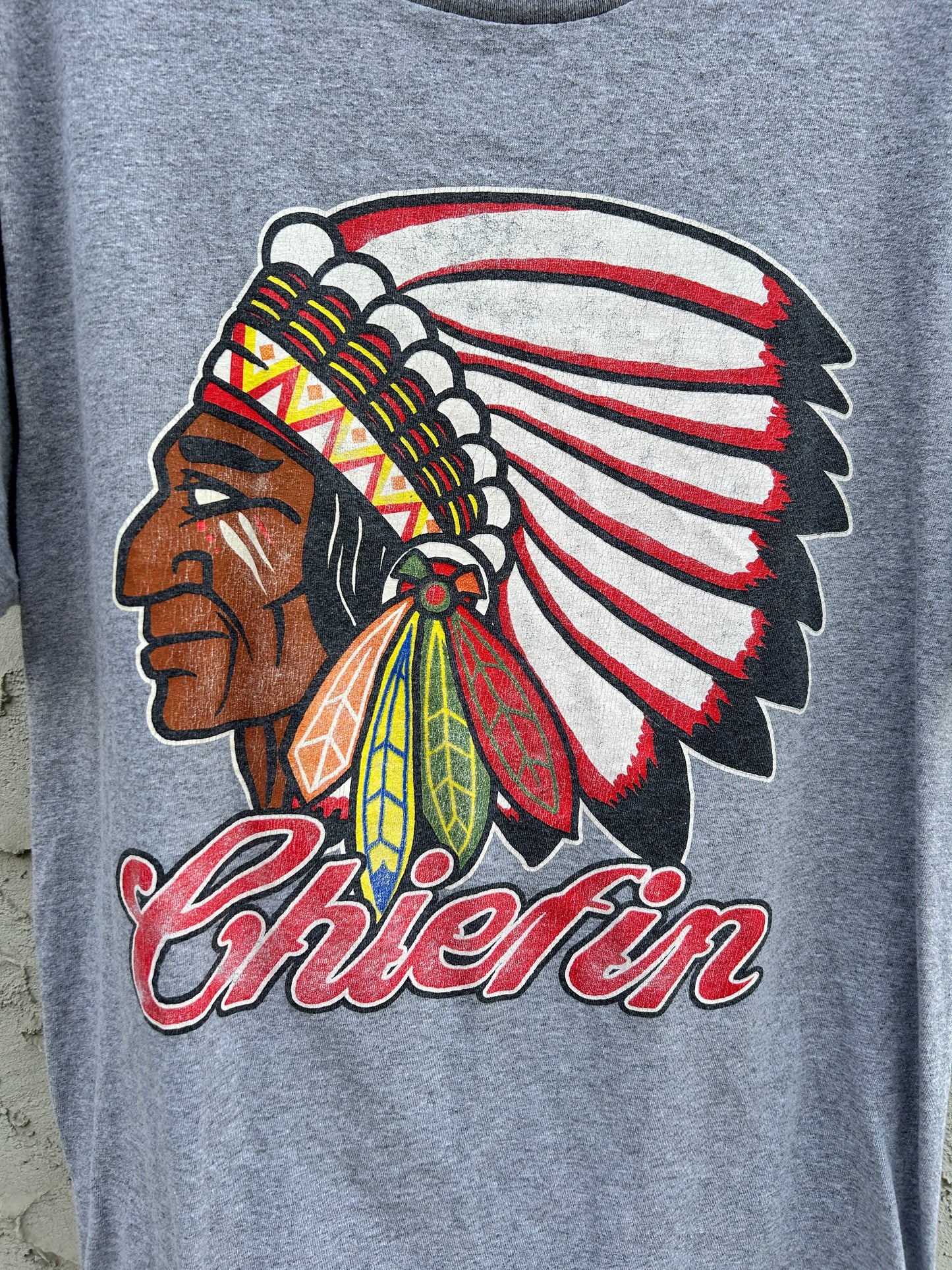 “Chiefin” Graphic Tee (L)
