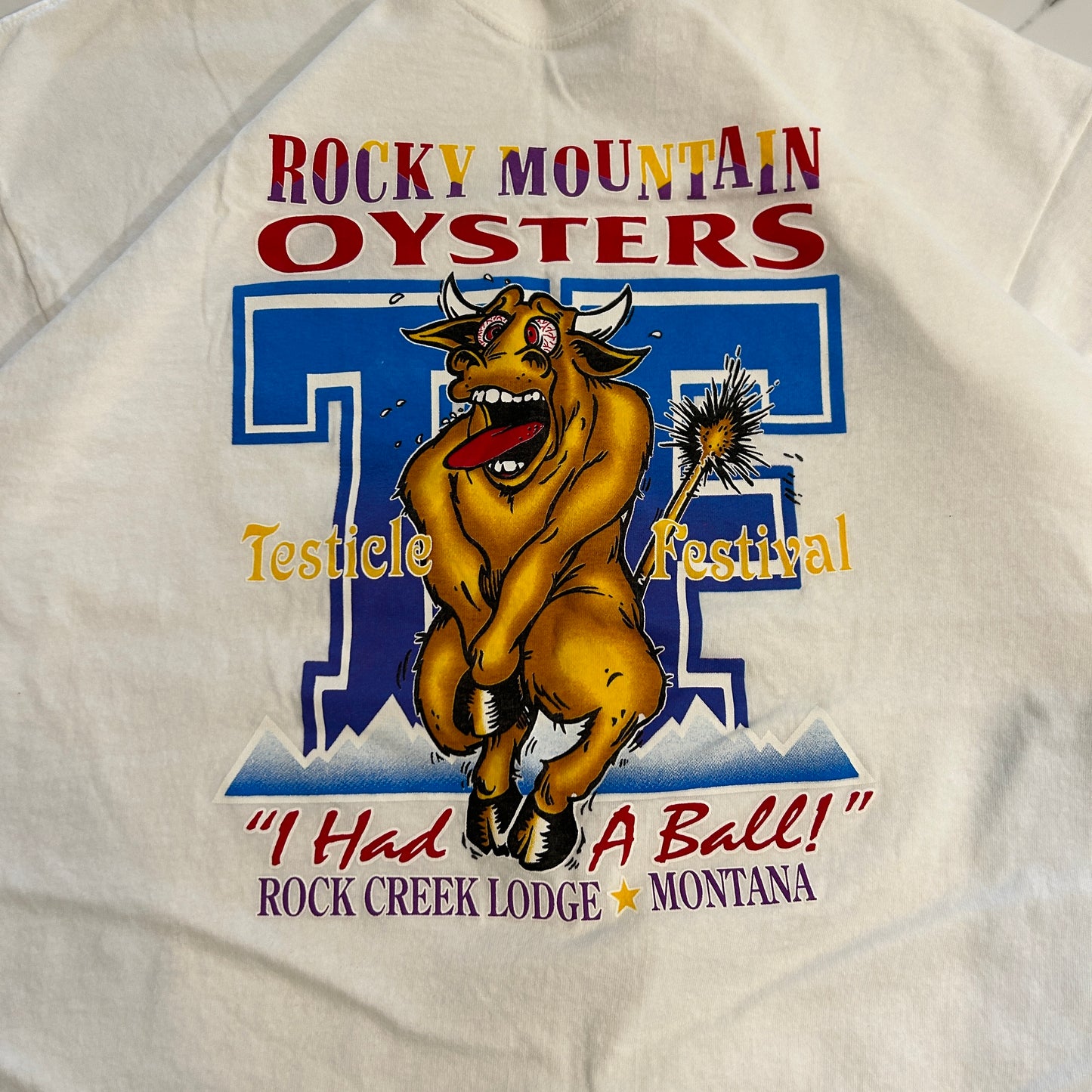 Vintage Rocky Mountain Testicle Festival Tee (XL)