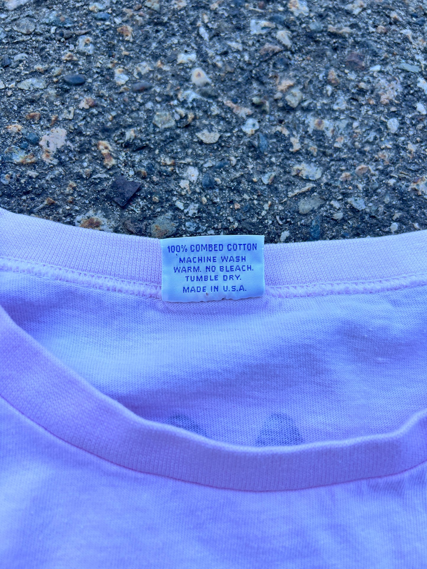 Vintage 90’s Single Stitch Pink Dadcat Tee (XL)