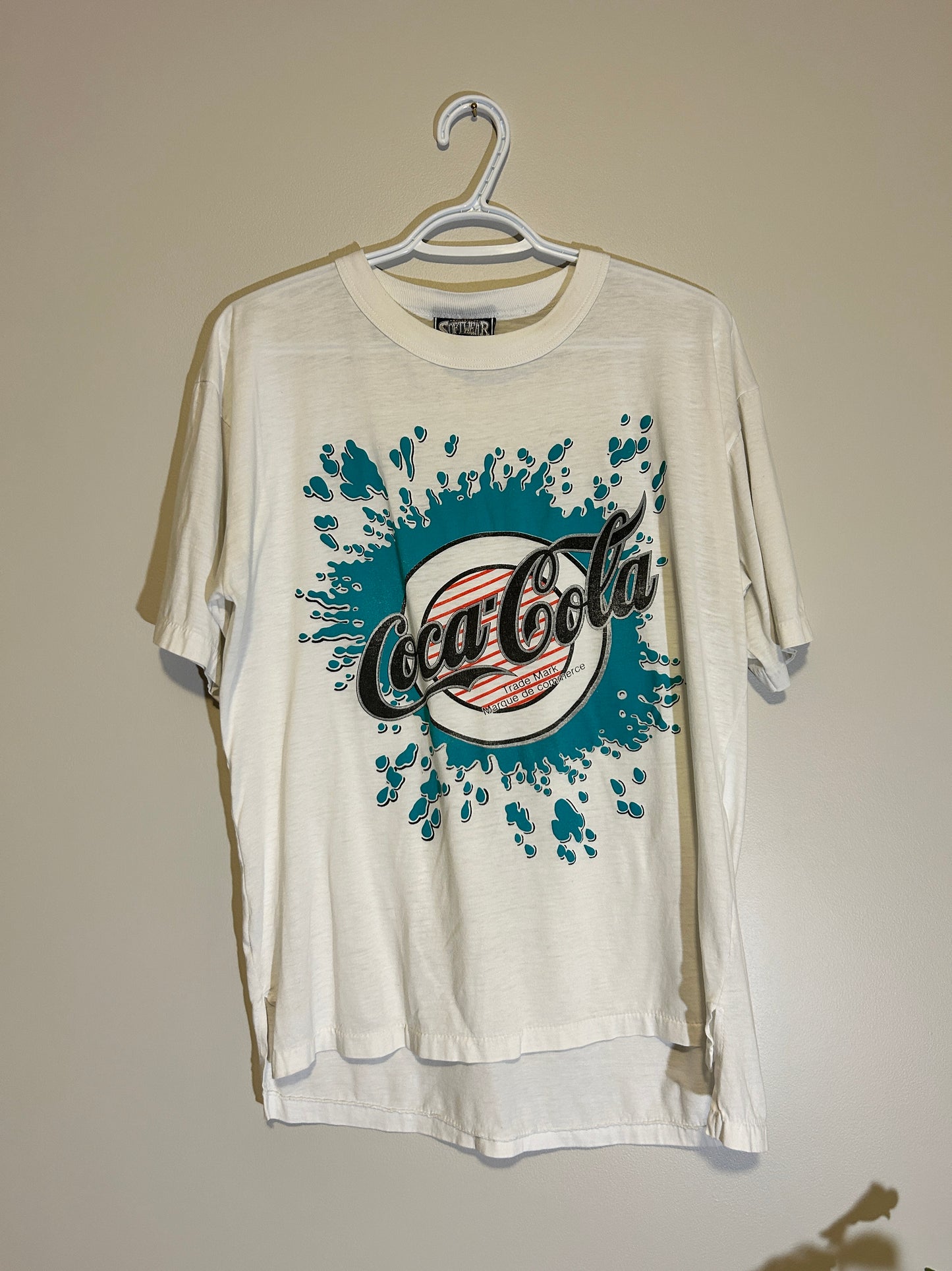 Coke Splatter Softwear Athletics Tee (L)