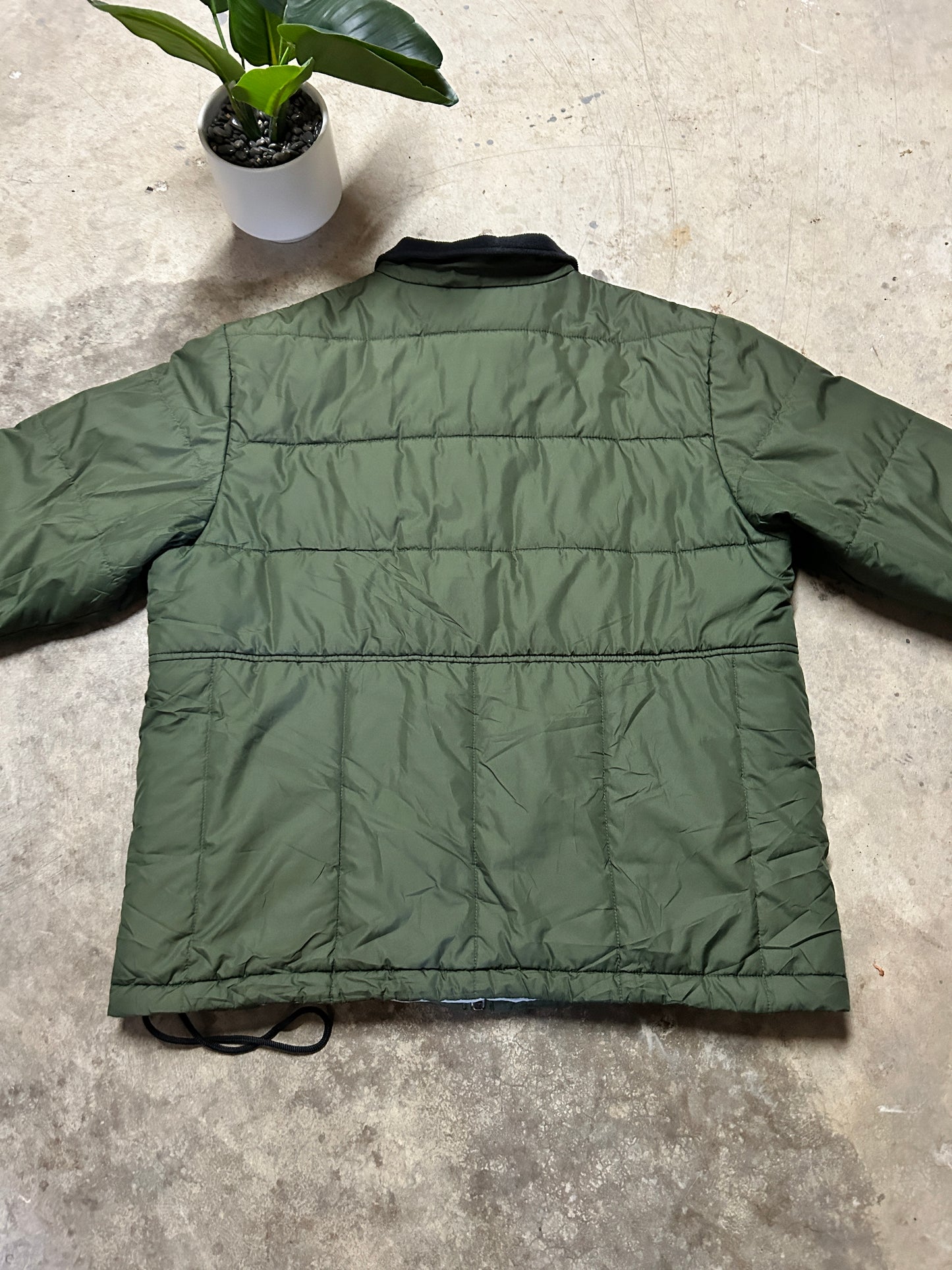 Vintage Green Nike Insulated Cinch Jacket (M)