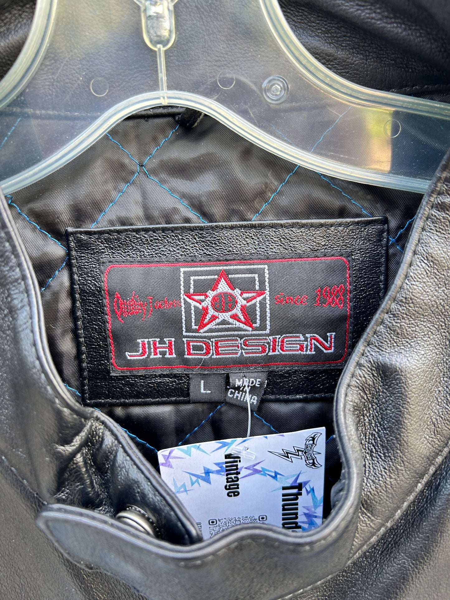 Vintage Ricky Rudd NASCAR JH Leather Jacket (L)