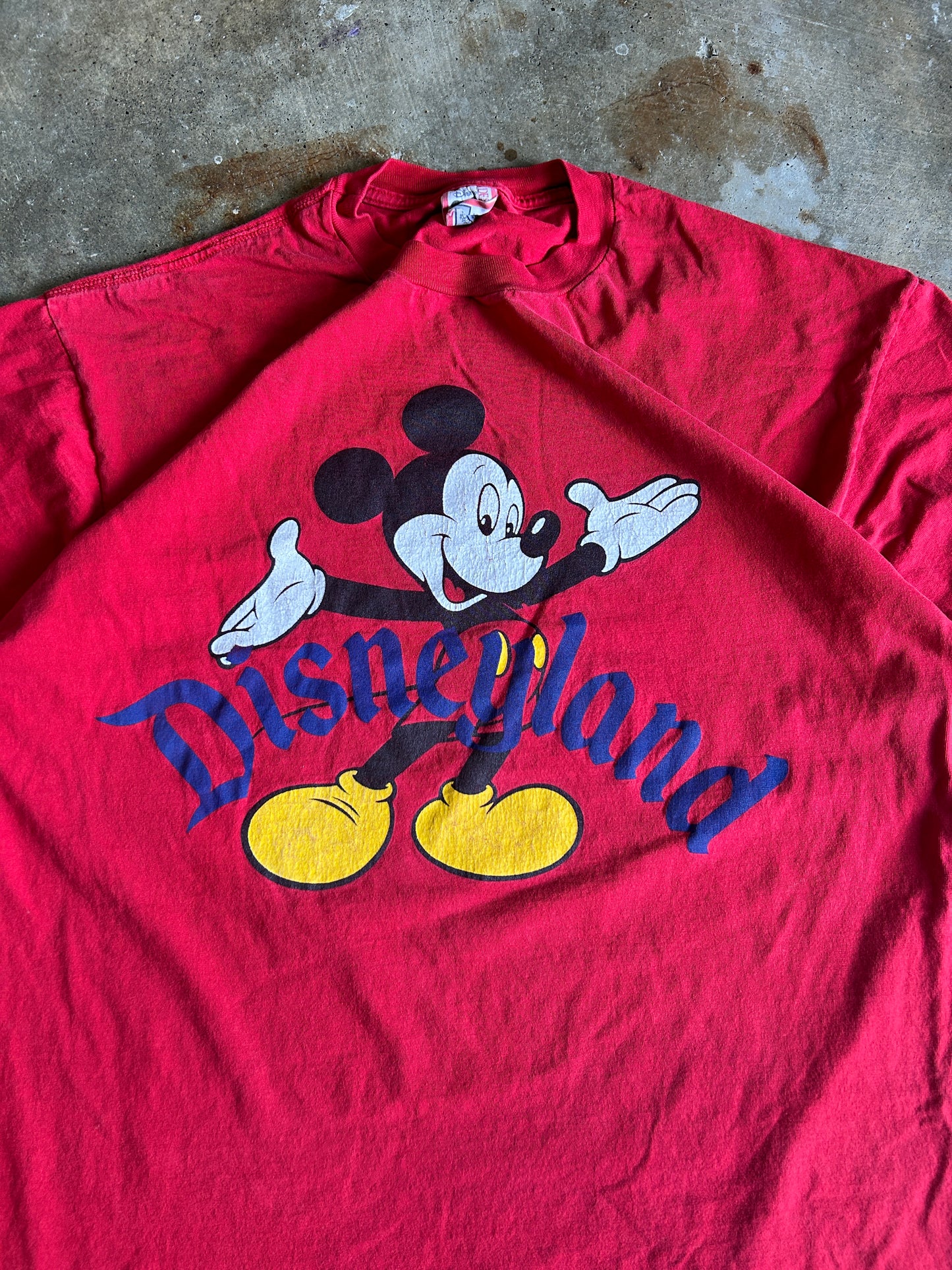 Vintage Disneyland Mickey Mouse Tee (2XL)